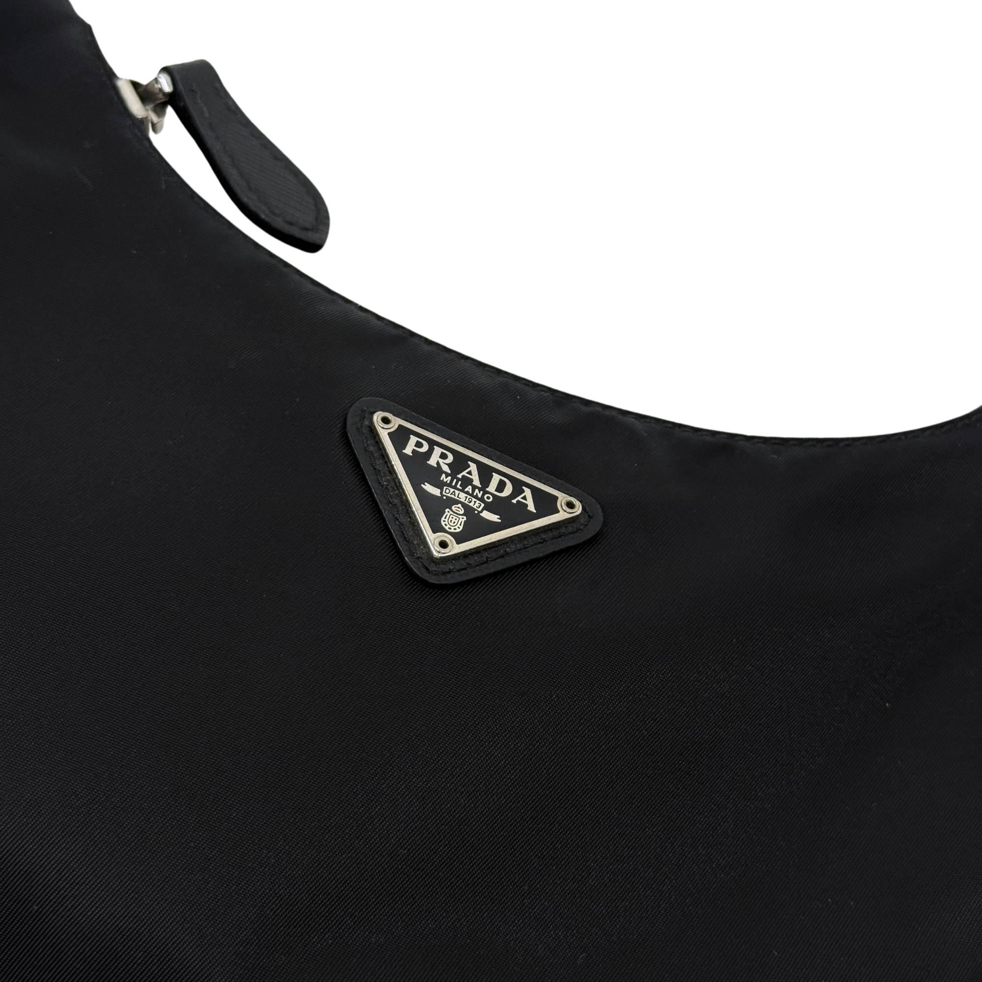 Prada black Re-Edition 2005 Shoulder Bag in Re-Nylon (pre-owned)
