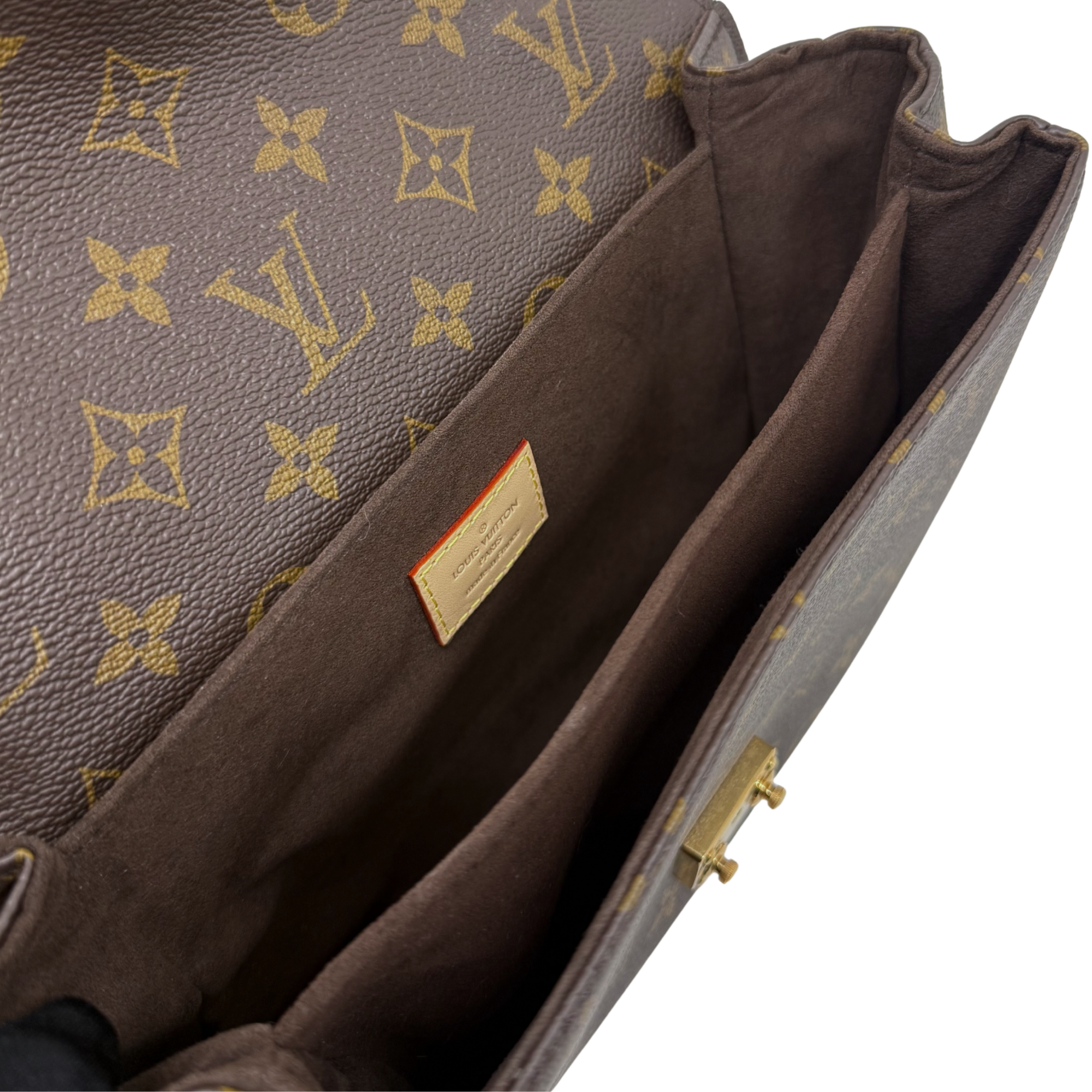 Louis Vuitton Pochette Metis MM Brown Monogram Canvas Crossbody Bag (pre-owned)