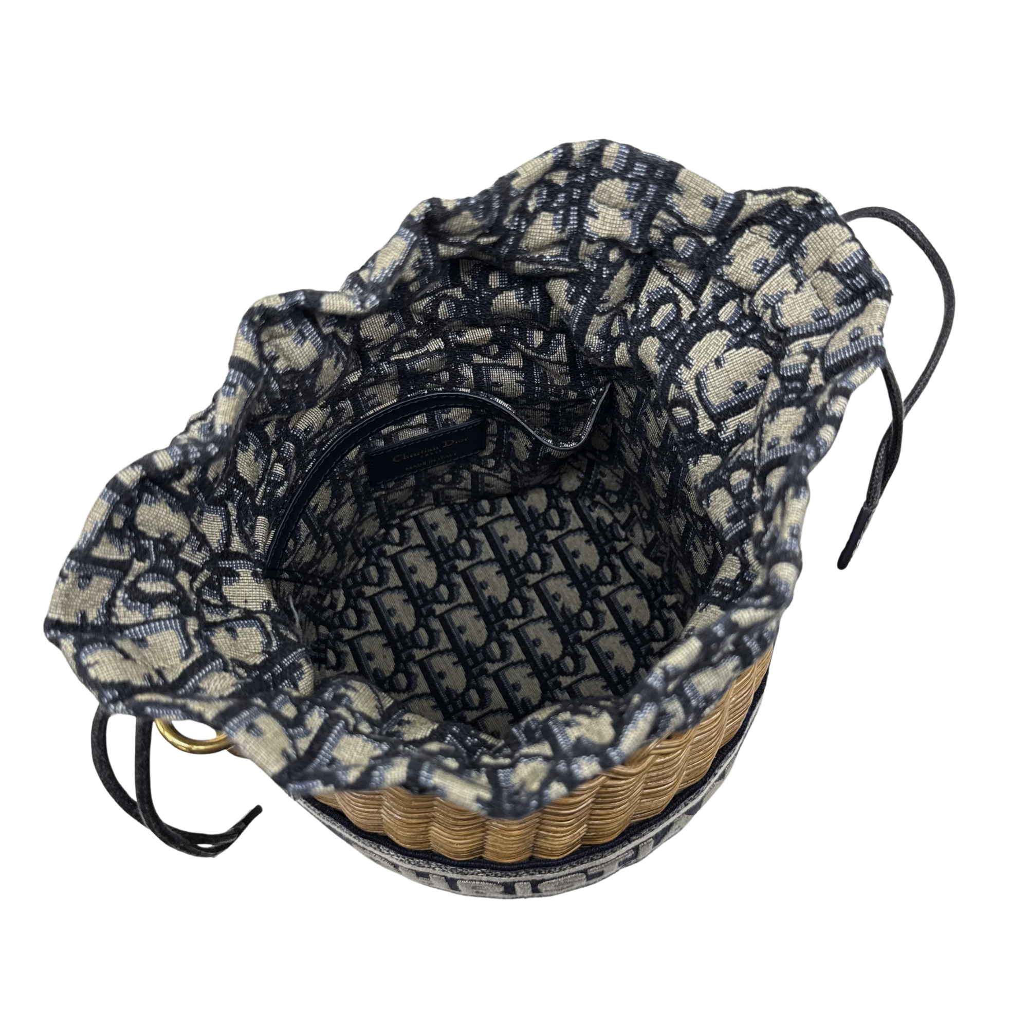 Christian Dior Oblique Wicker bucket bag (Brand new)