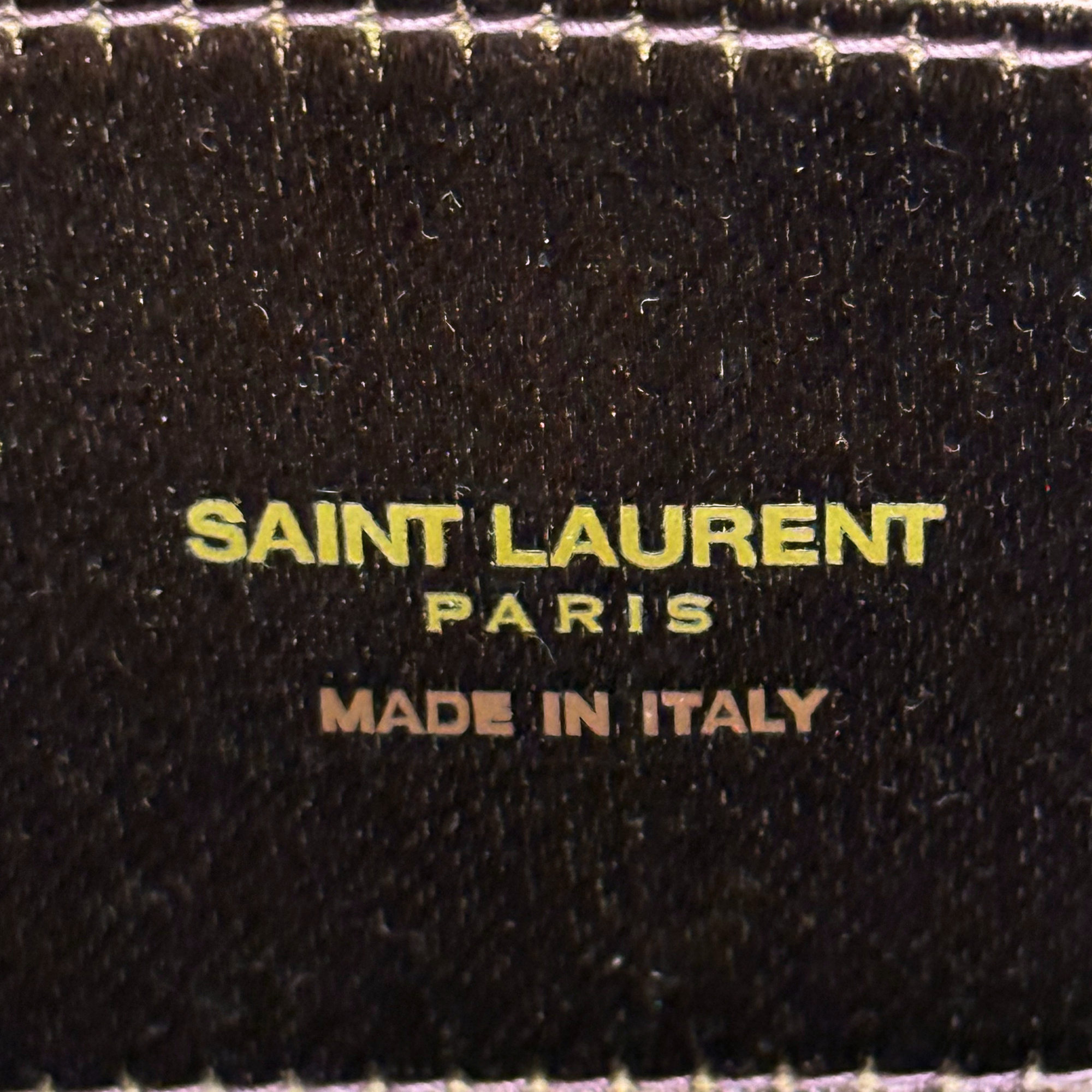 YSL Yves Saint Laurent Mini Le 5 À 7 Hobo Bag in Silk Satin & Crystals  (brand new)