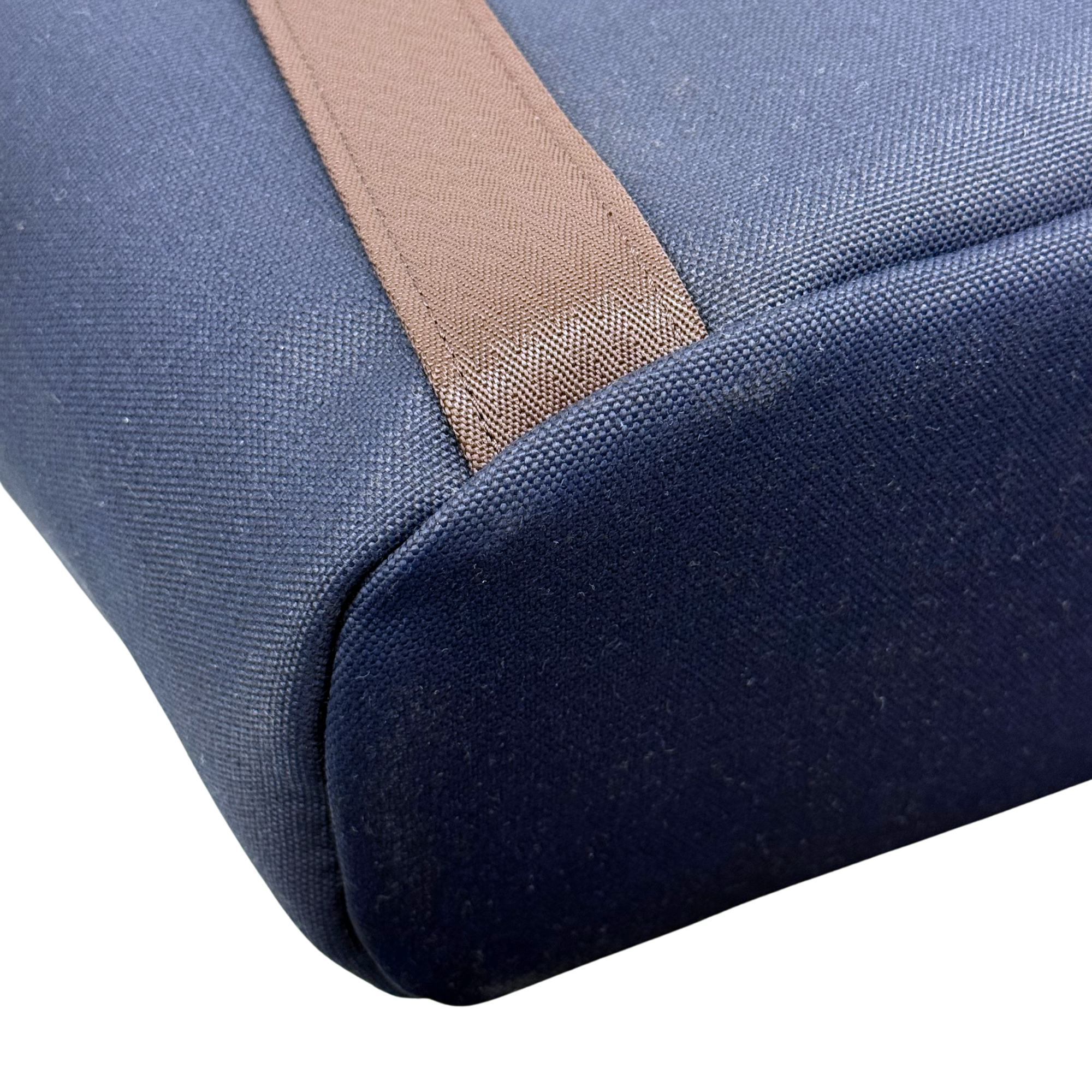 Hermes blue brown bag