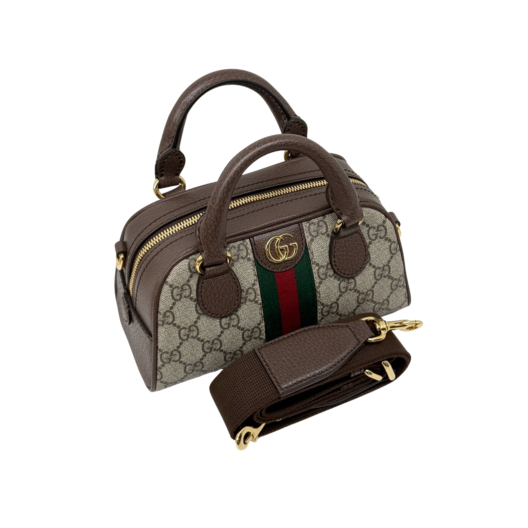 Gucci Mini Ophidia Top-handle Bag in GG Supreme Canvas (brand new)