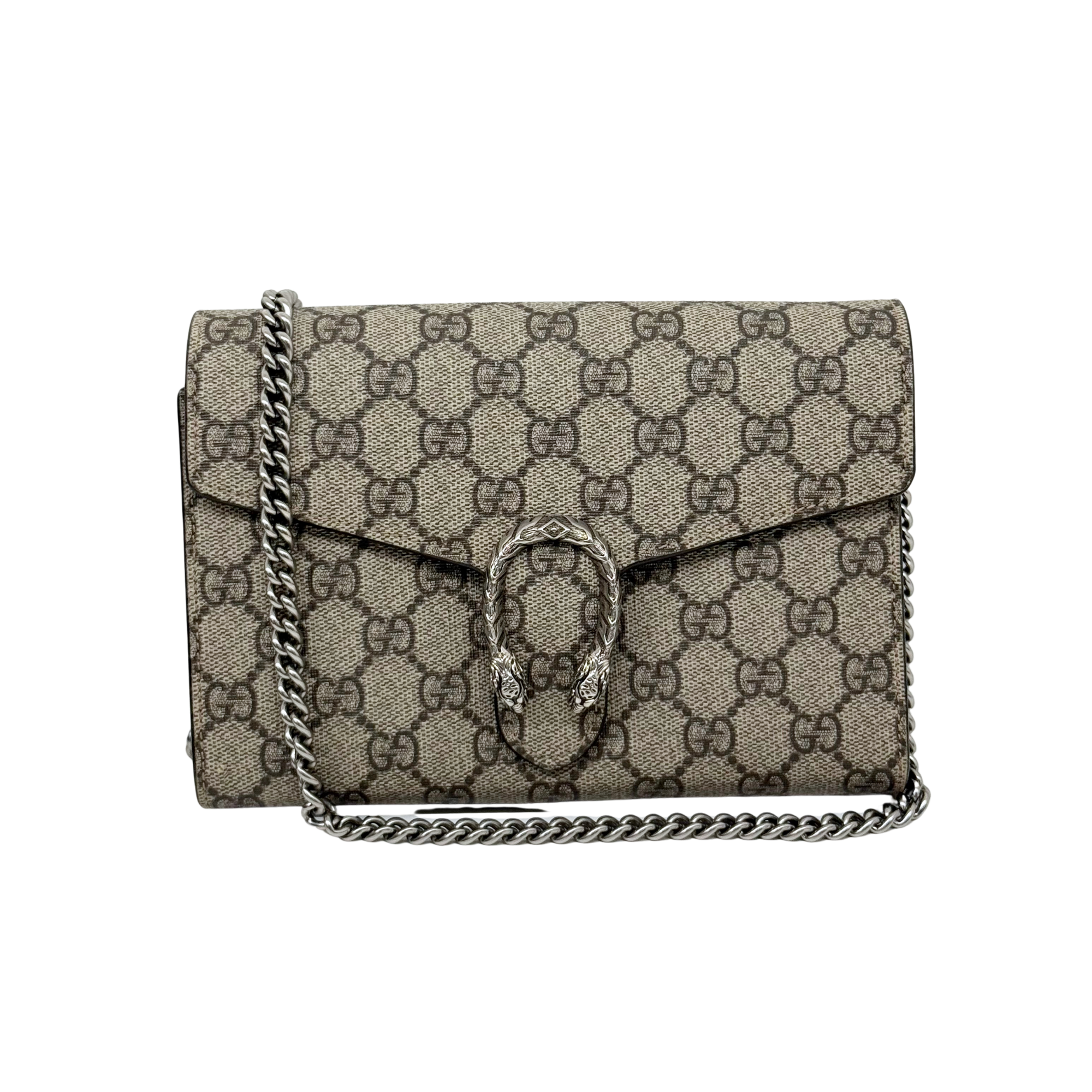 Gucci Beige PVC Dionysus Mini Chain Bag (pre-owned)