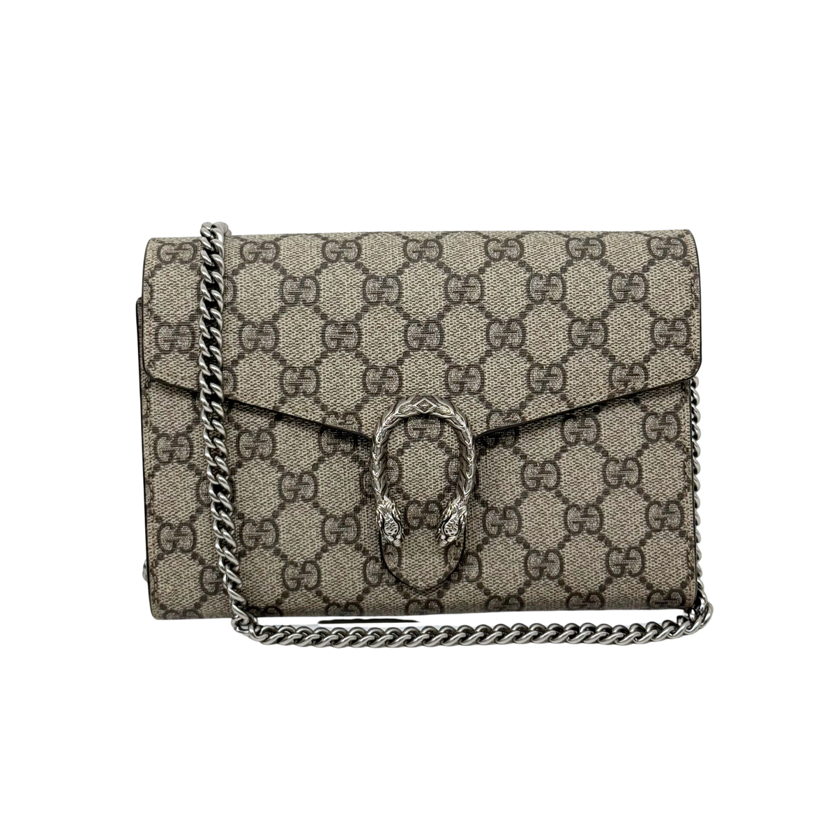 Gucci Beige PVC Dionysus Mini Chain Bag (pre-owned)