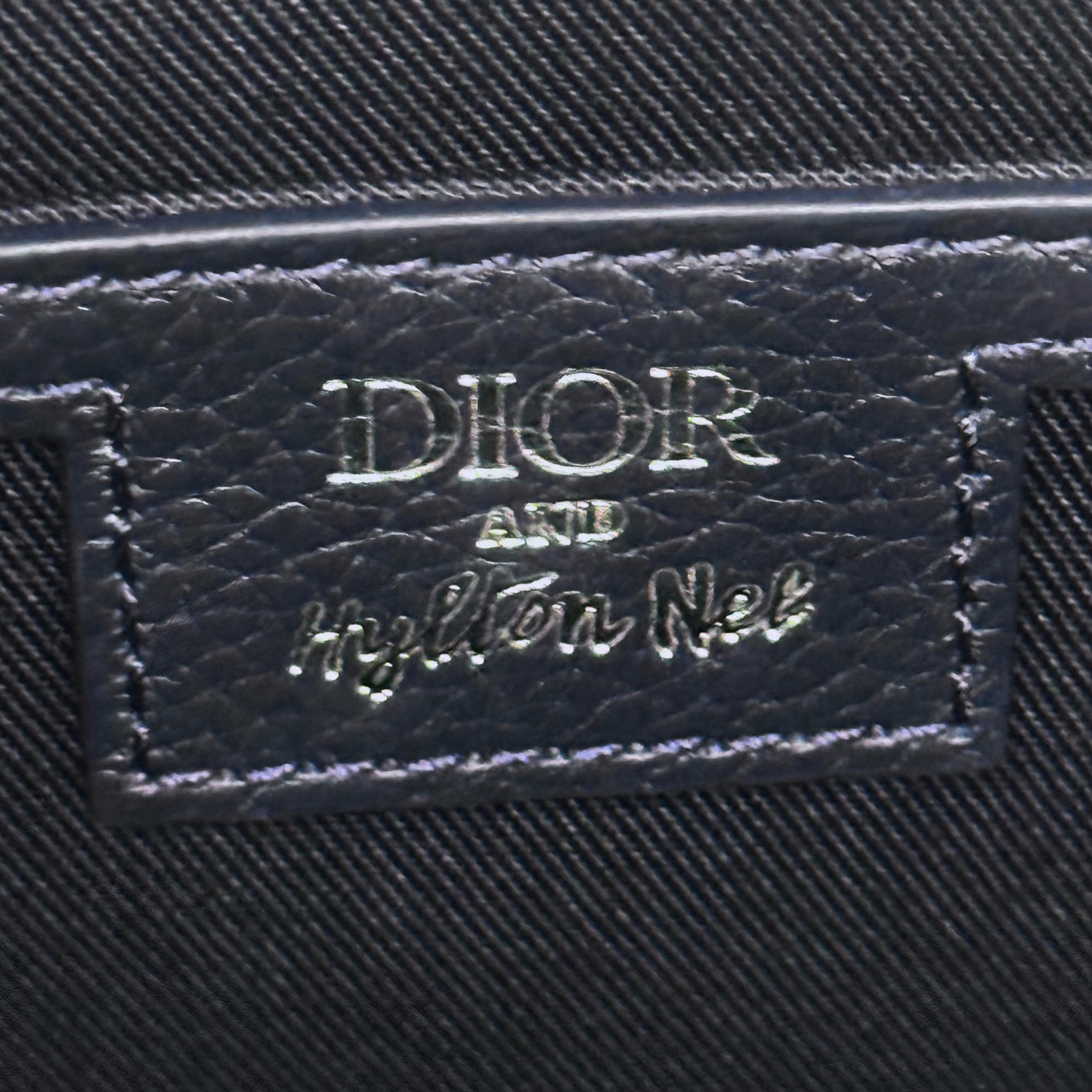 Dior x Hylton Nel Rider Navy Blue Leather Messenger Bag (brand new)