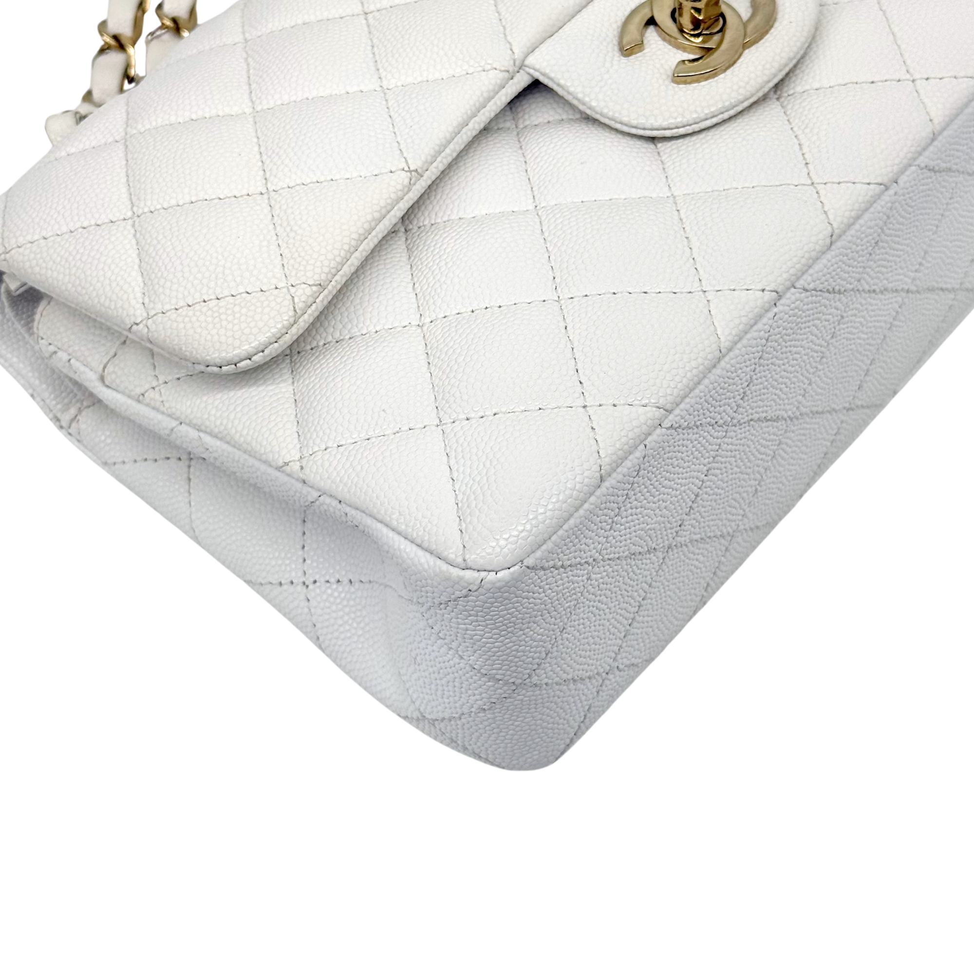 Chanel white bag