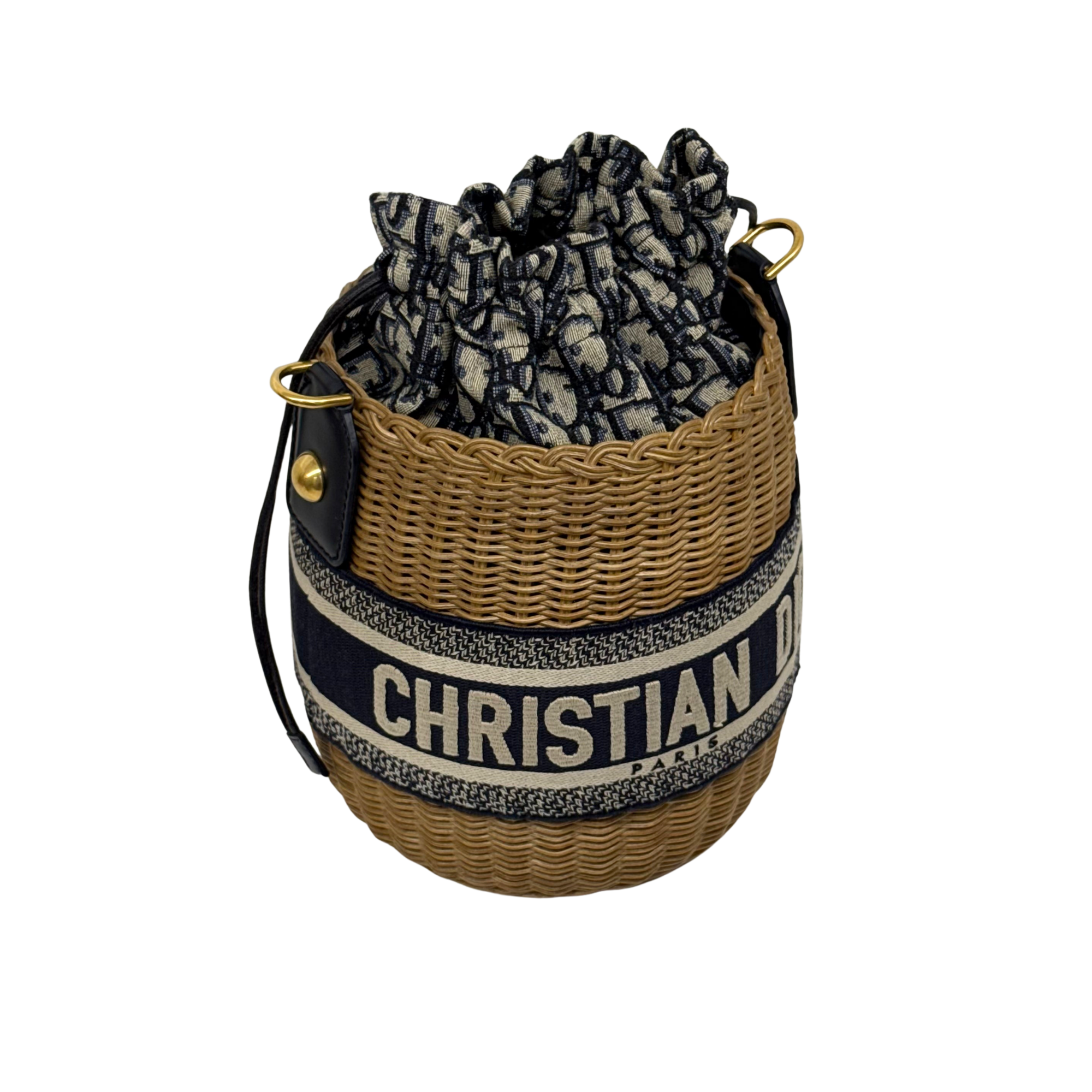 Christian Dior Oblique Wicker bucket bag (Brand new)