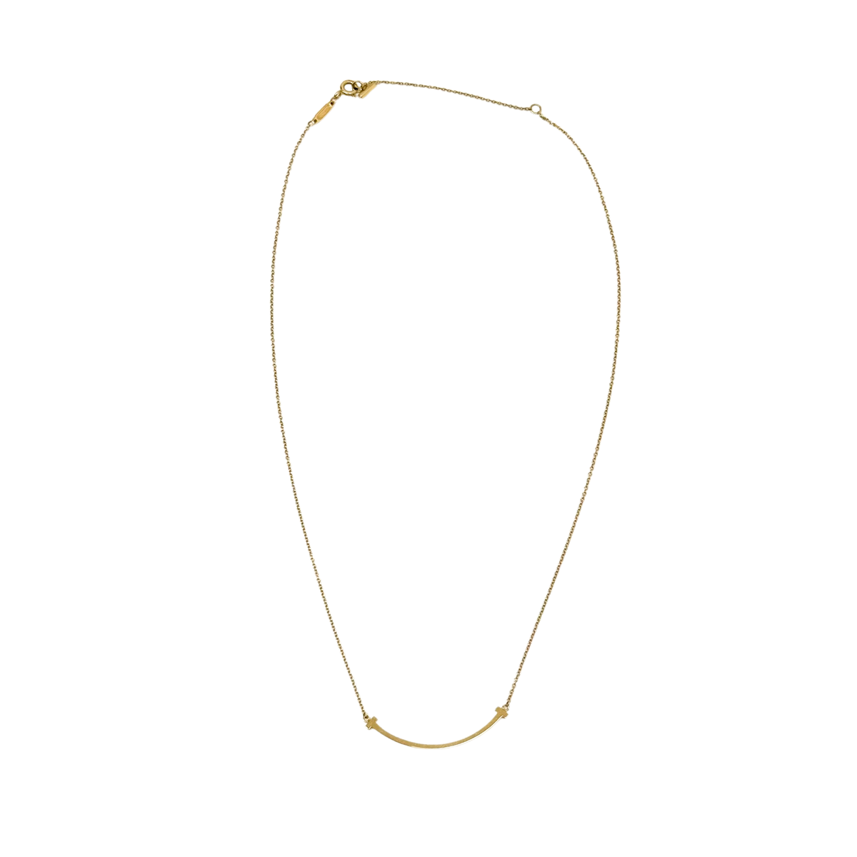 Tiffany & Co. Smile Pendant
in 18k Yellow Gold Small Necklace (pre-owned)