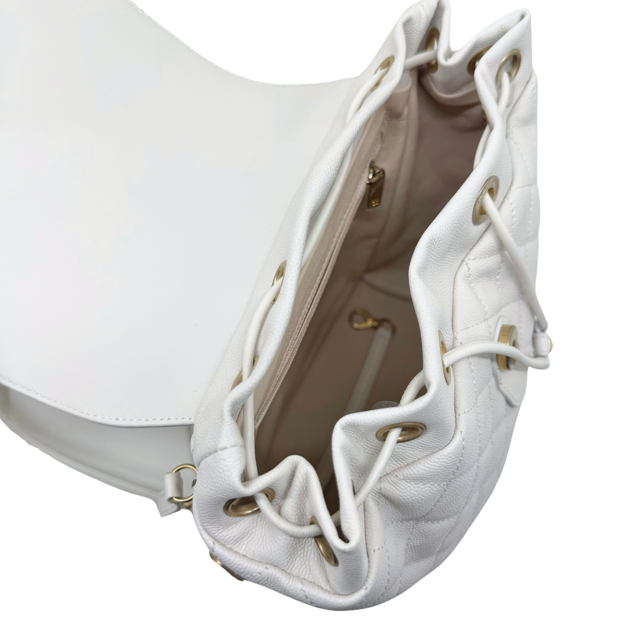 Chanel White backpack