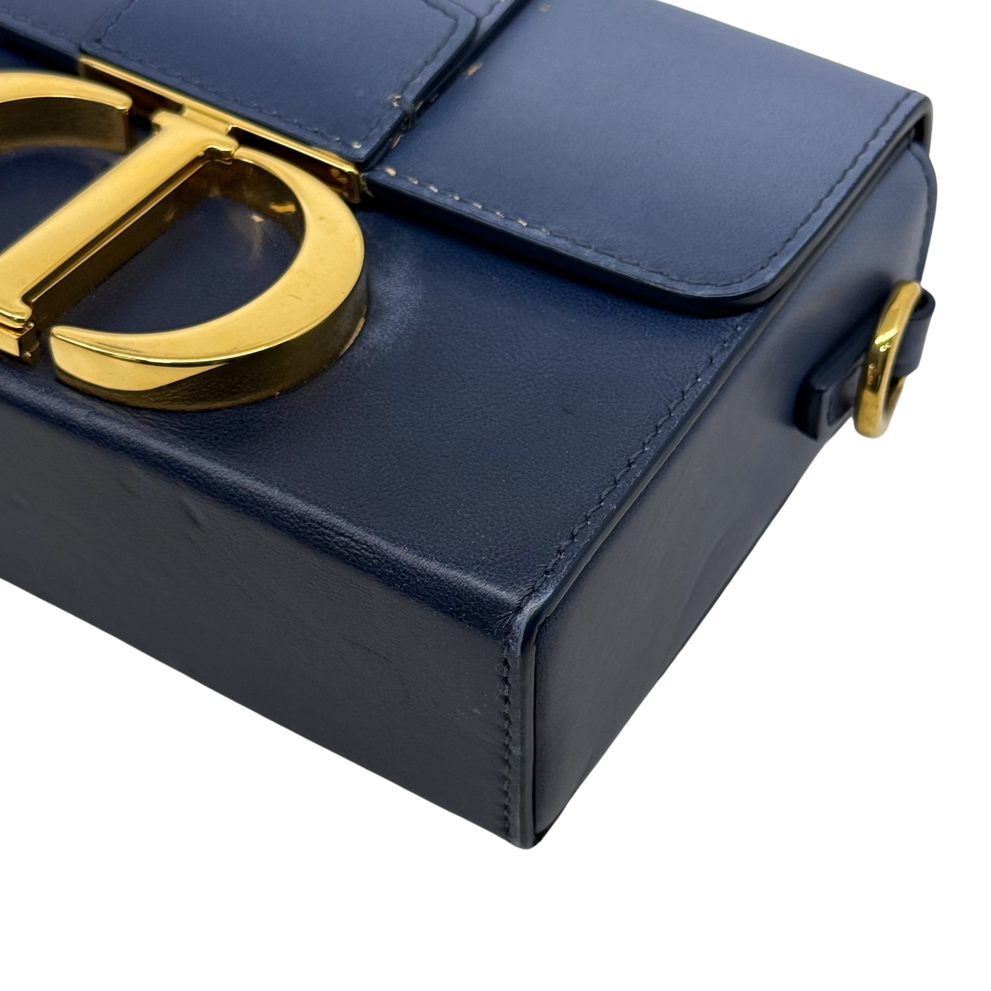Dior Blue 30 Montaigne box mini bag