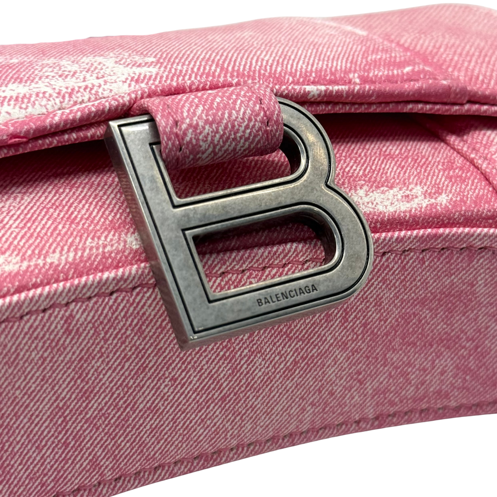 Balenciaga denim pink