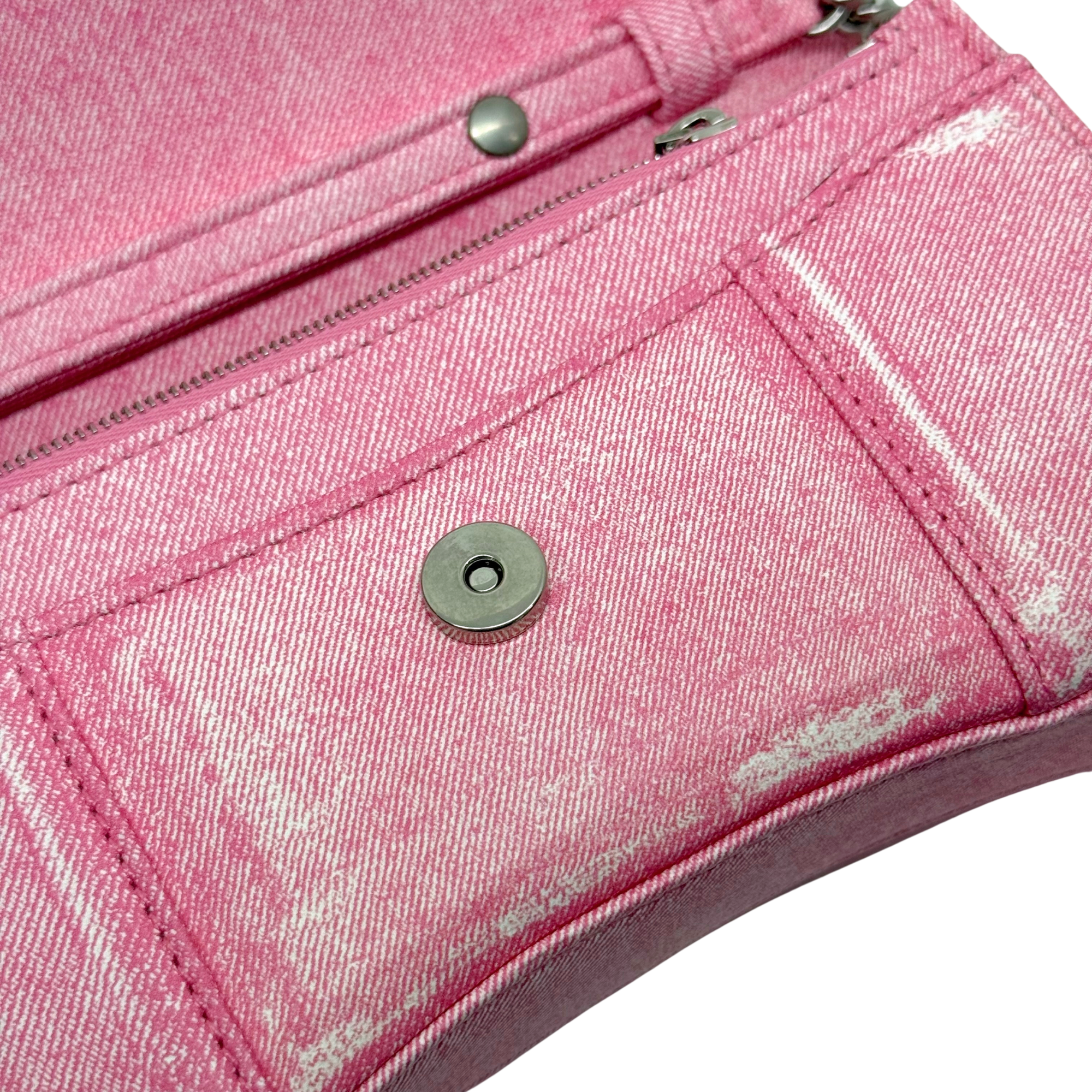 Balenciaga denim pink