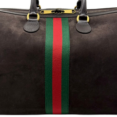 Gucci Suede Leather Travel Bag (brand new)