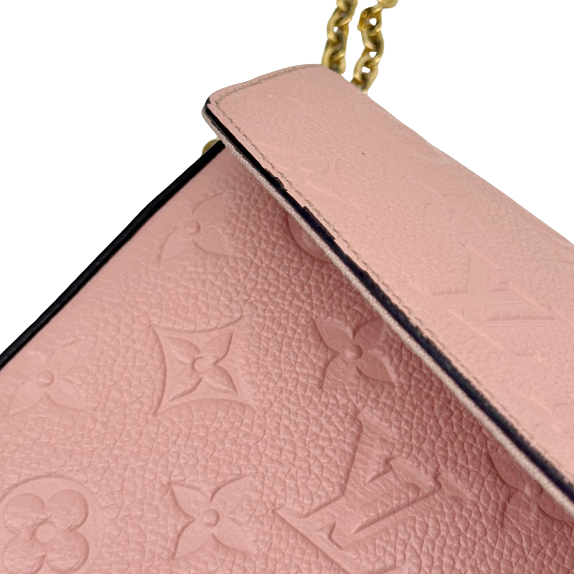 Louis Vuitton Pink Felicie Pochette Monogram Empreinte Leather crossbody bag (pre-owned)