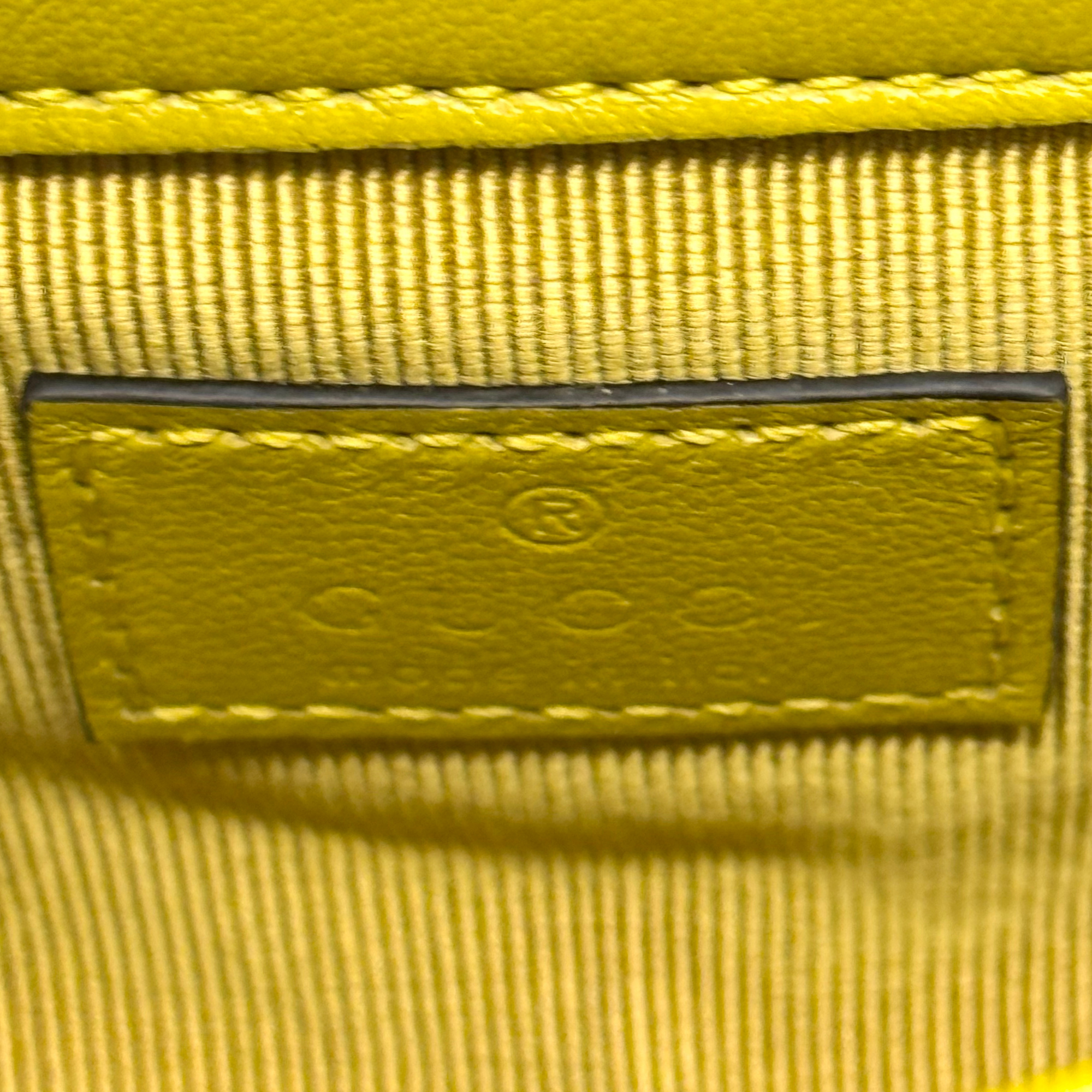 Gucci GG Marmont matelassé leather yellow mini bag (brand new)