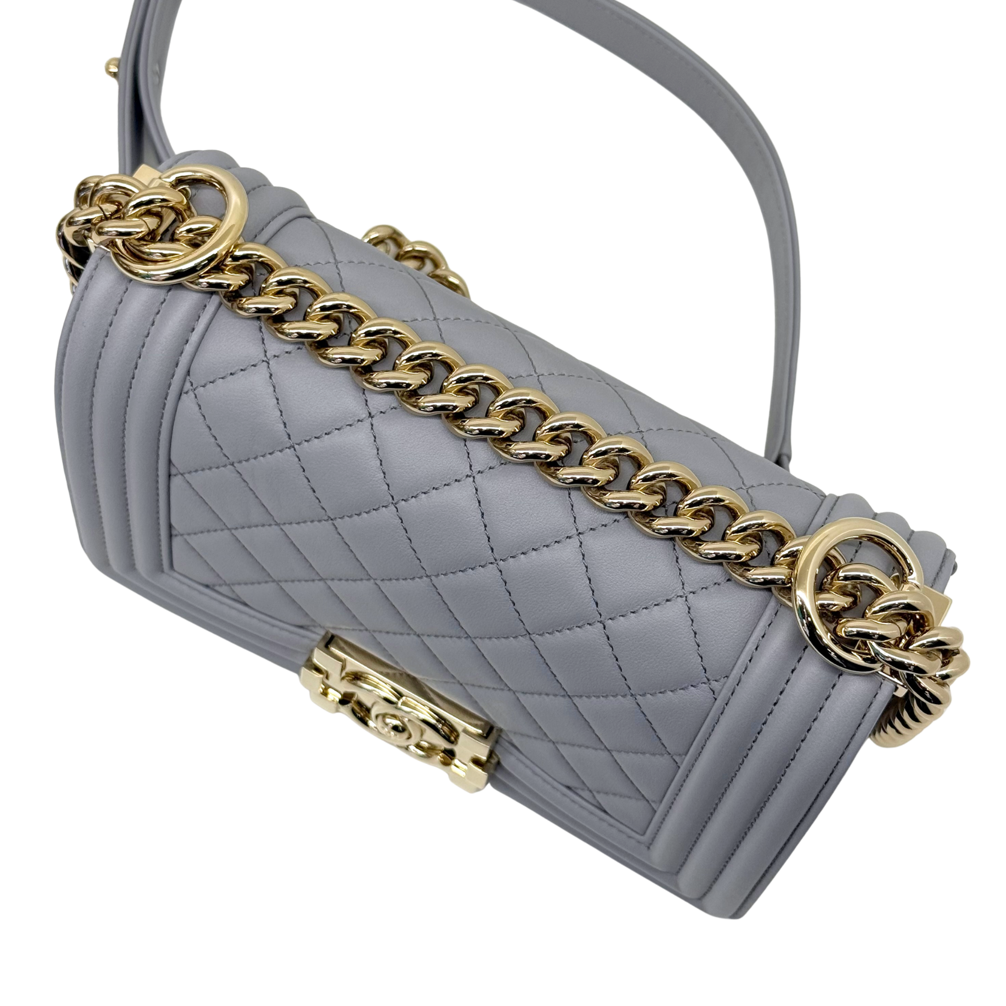 Chanel grey bag