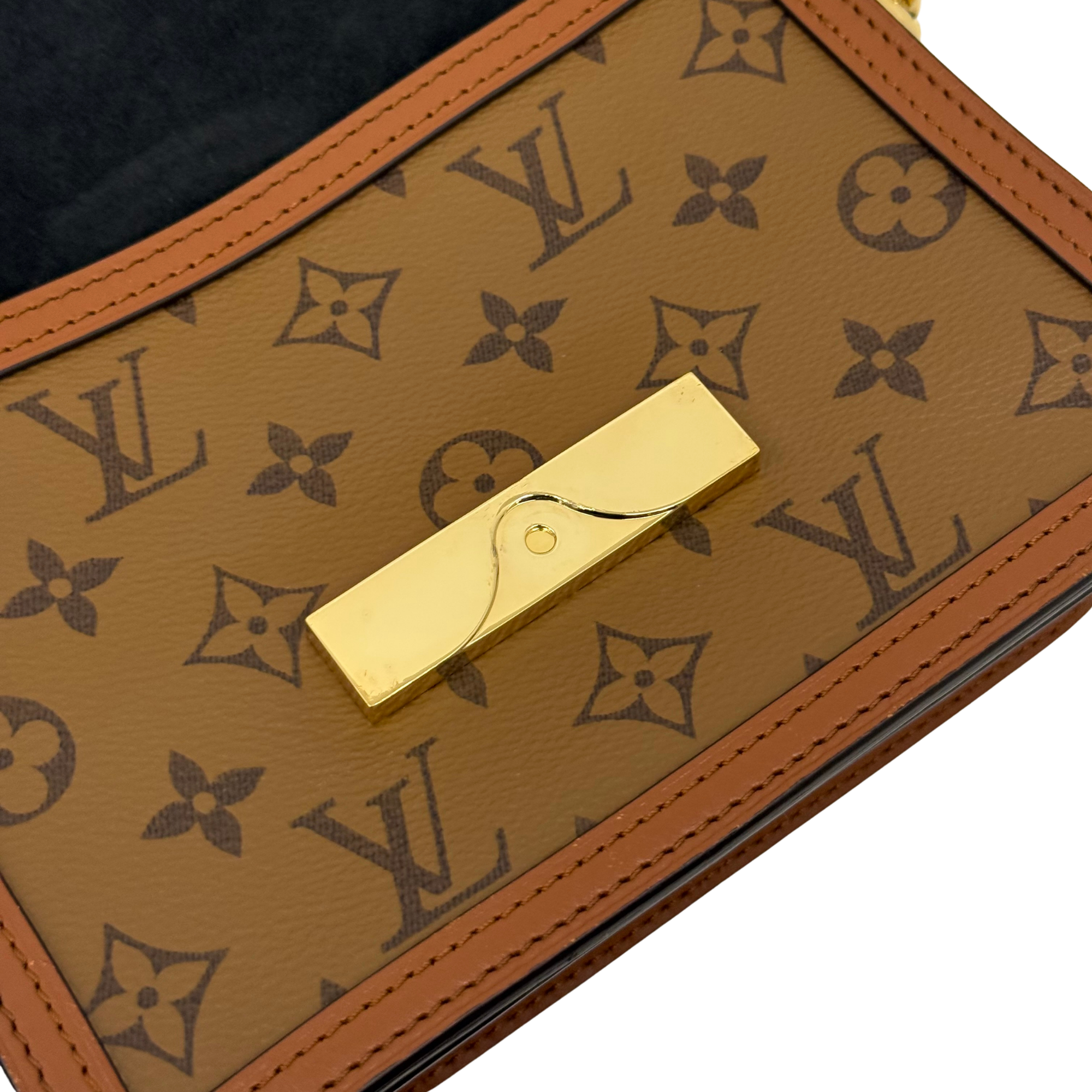 Louis Vuitton Dauphine Shoulder Bag Reverse Monogram Canvas Mini crossbody bag (pre-owned)