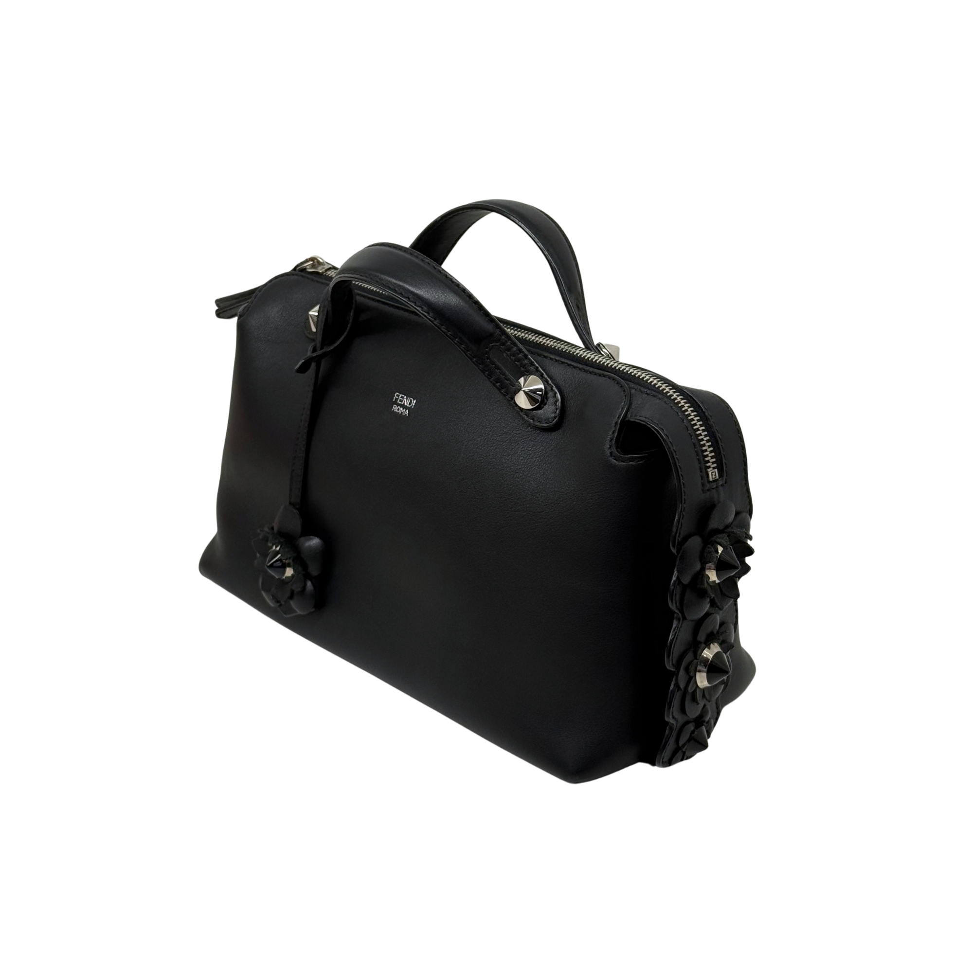 Fendi By The Way Black Flowerland Edition Bag (pre-owned)