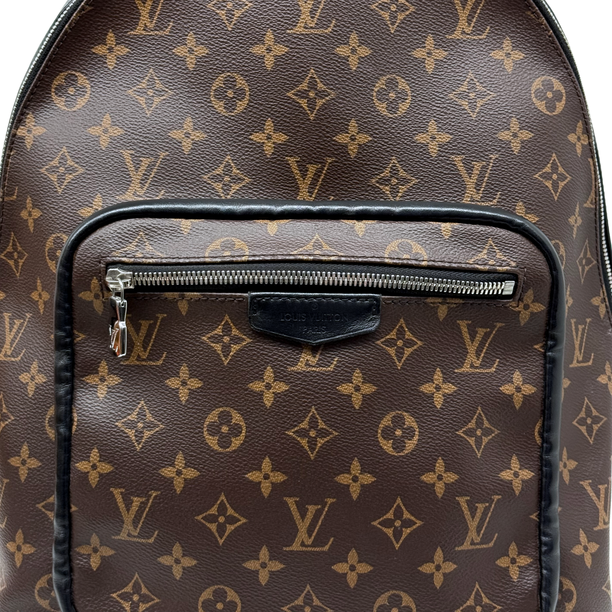 Louis Vuitton Josh PM Brown Monogram Macassar Canvas Backpack Bag (pre-owned)