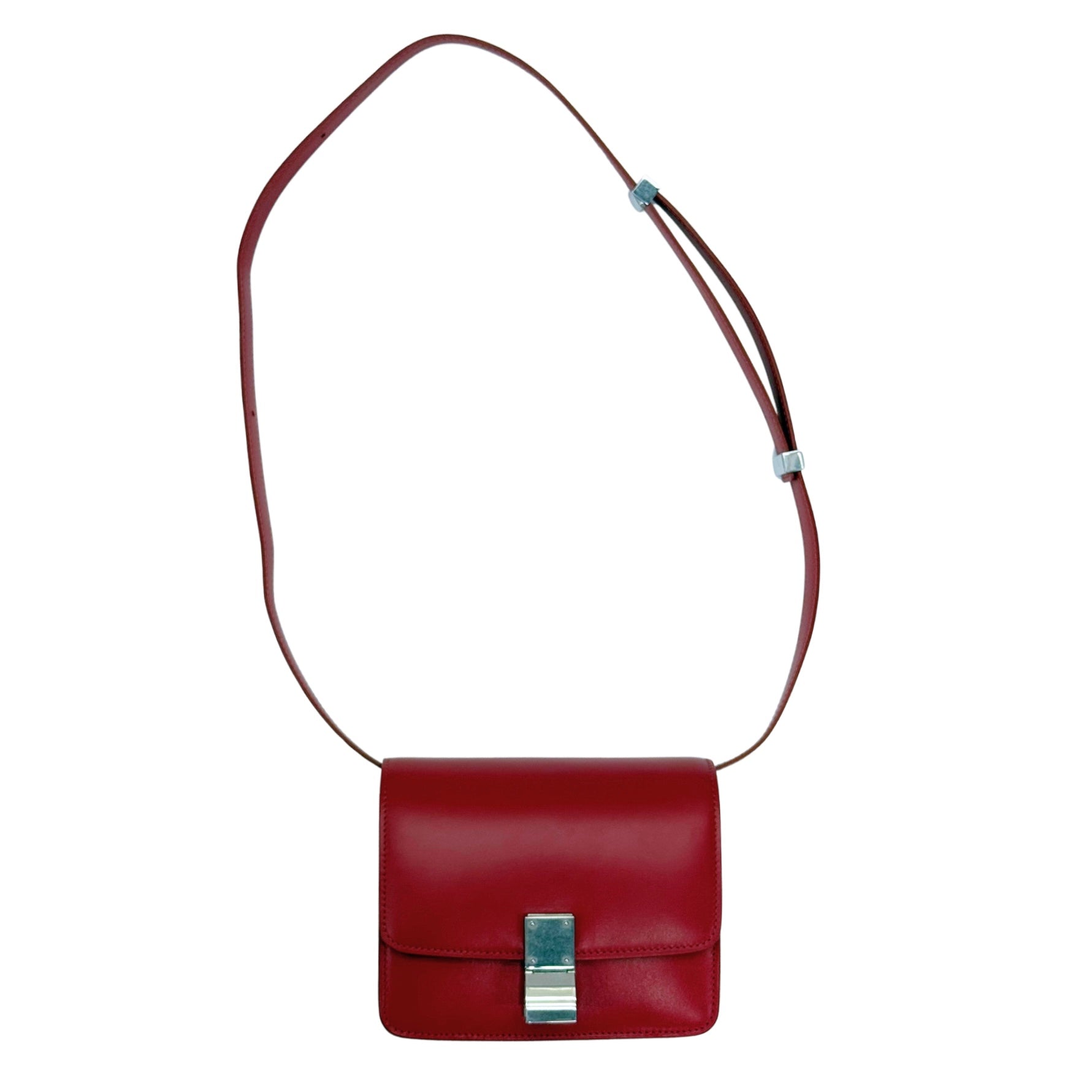 Celine Classic Box Small Red Calfskin Leather Shoulder Bag
(brand new)