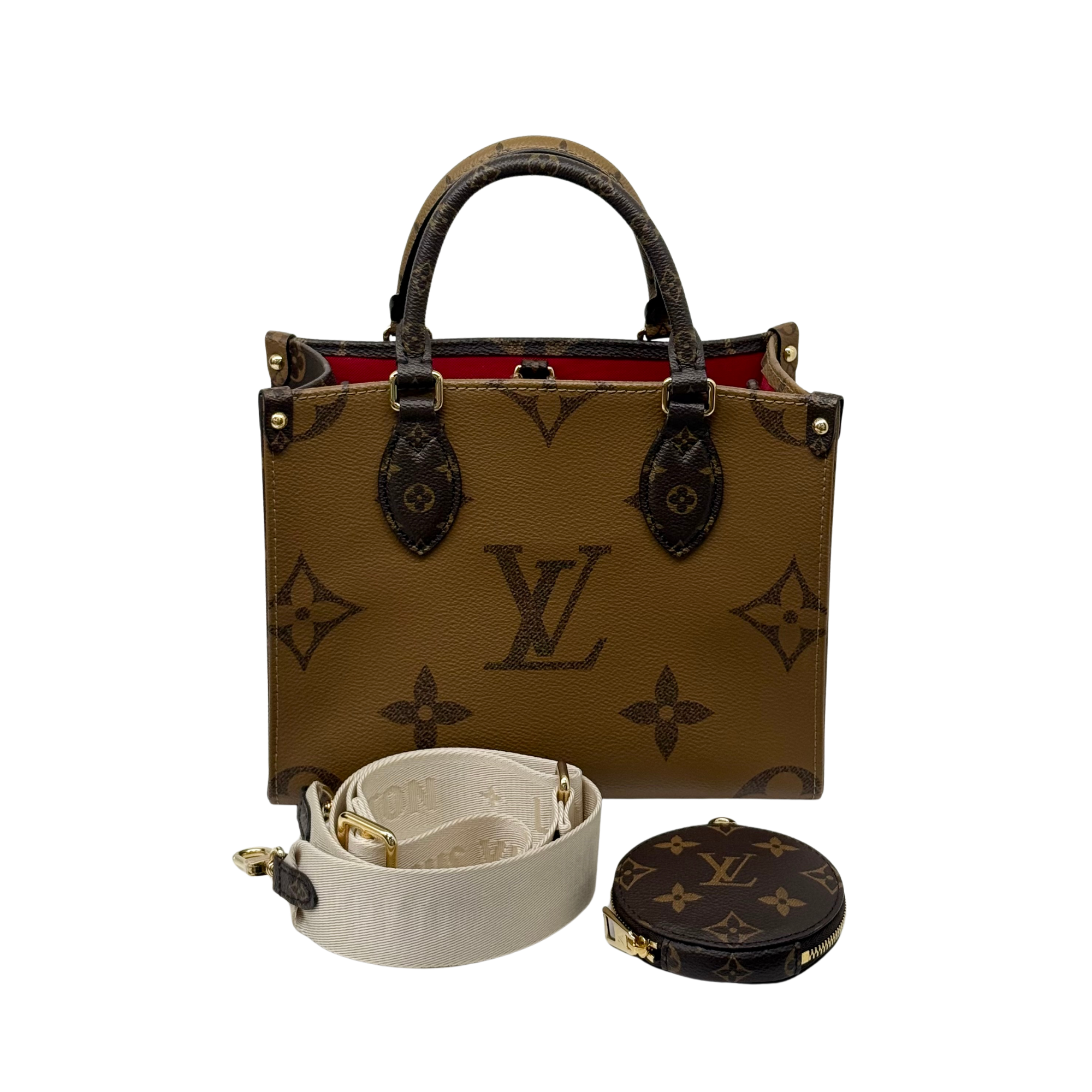 Louis Vuitton OnTheGo Tote Reverse Monogram Giant PM shoulder bag (pre-owned)