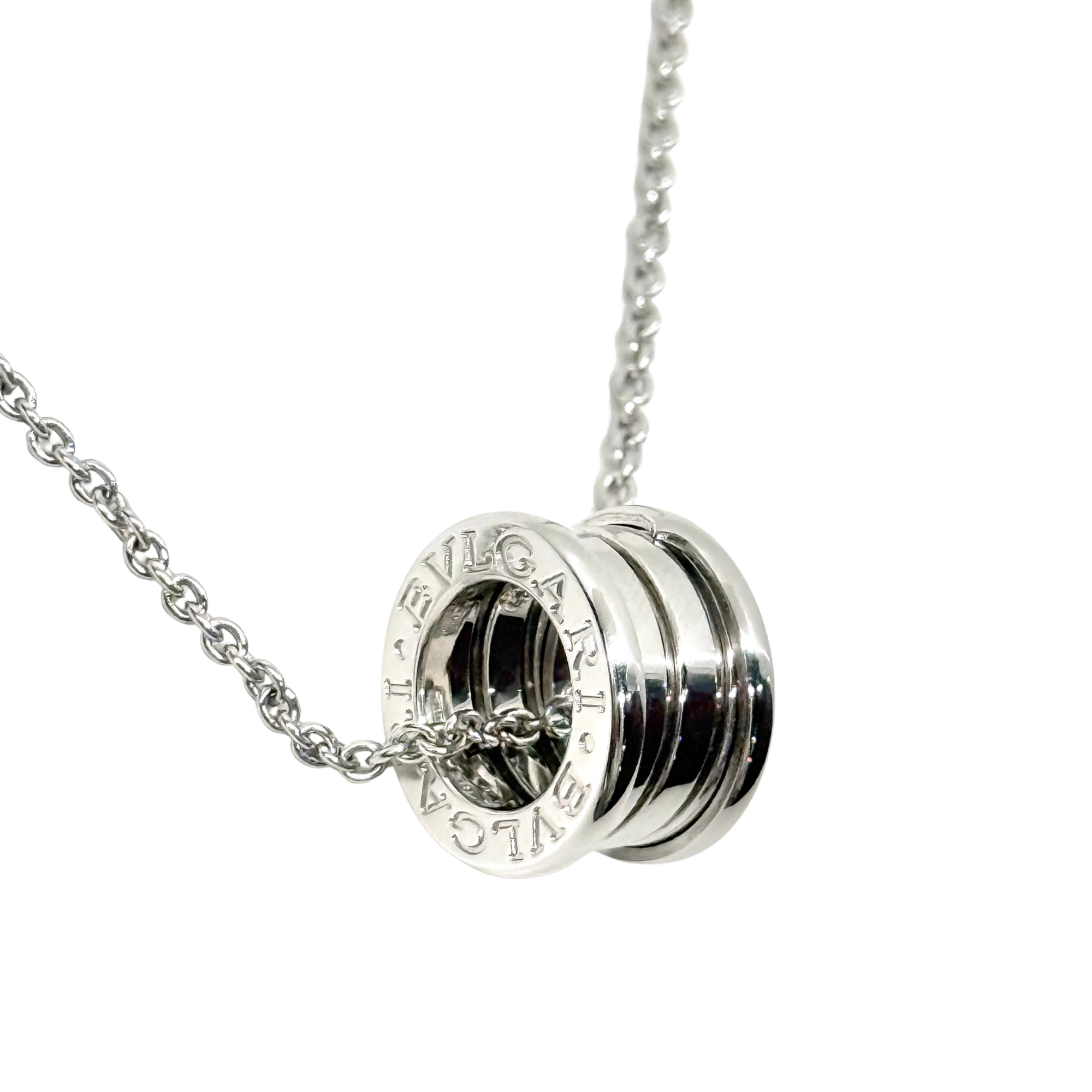 Bvlgari B.zero1 Pendant Necklace in 18kt White Gold (pre-owned)