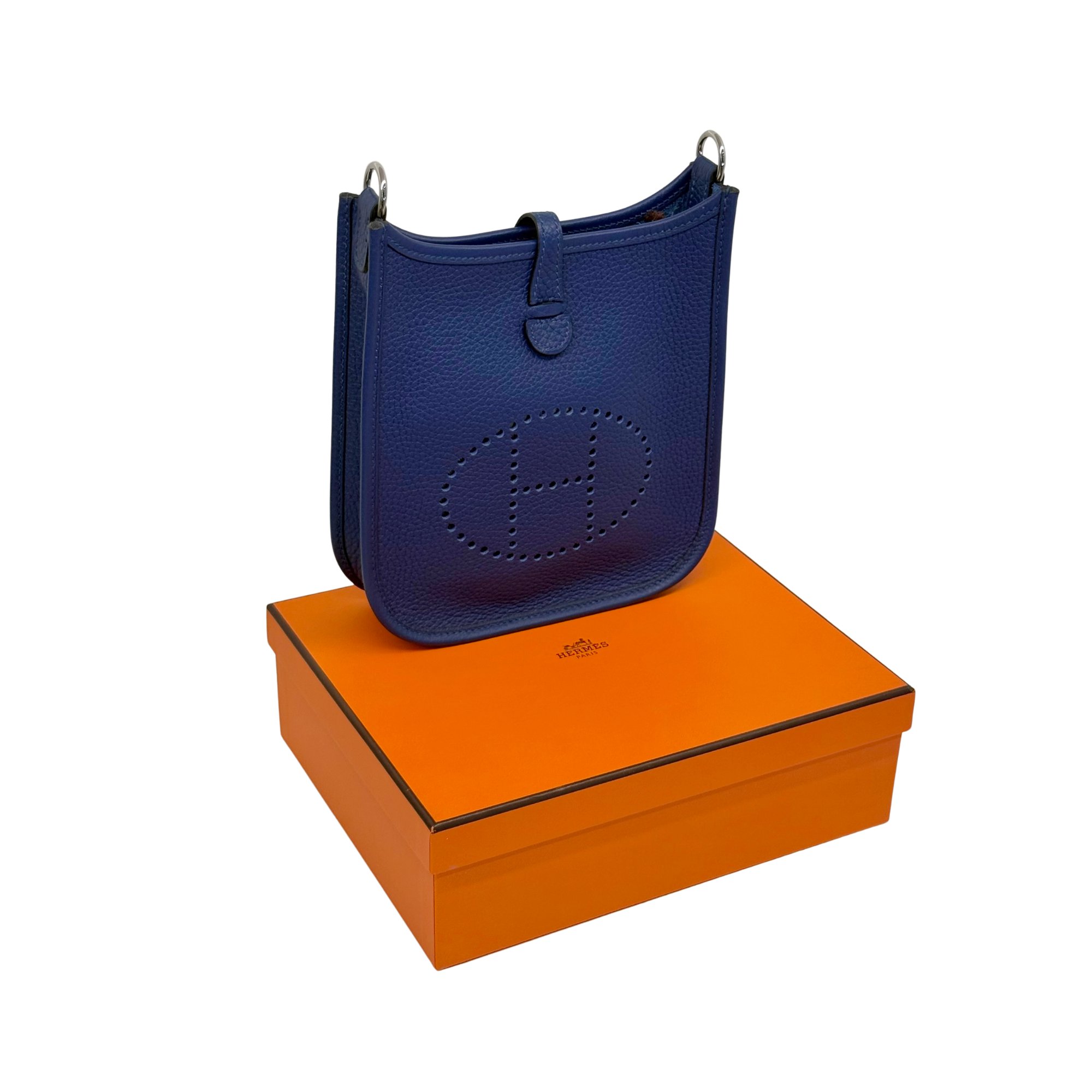 Hermes blue Evelyn