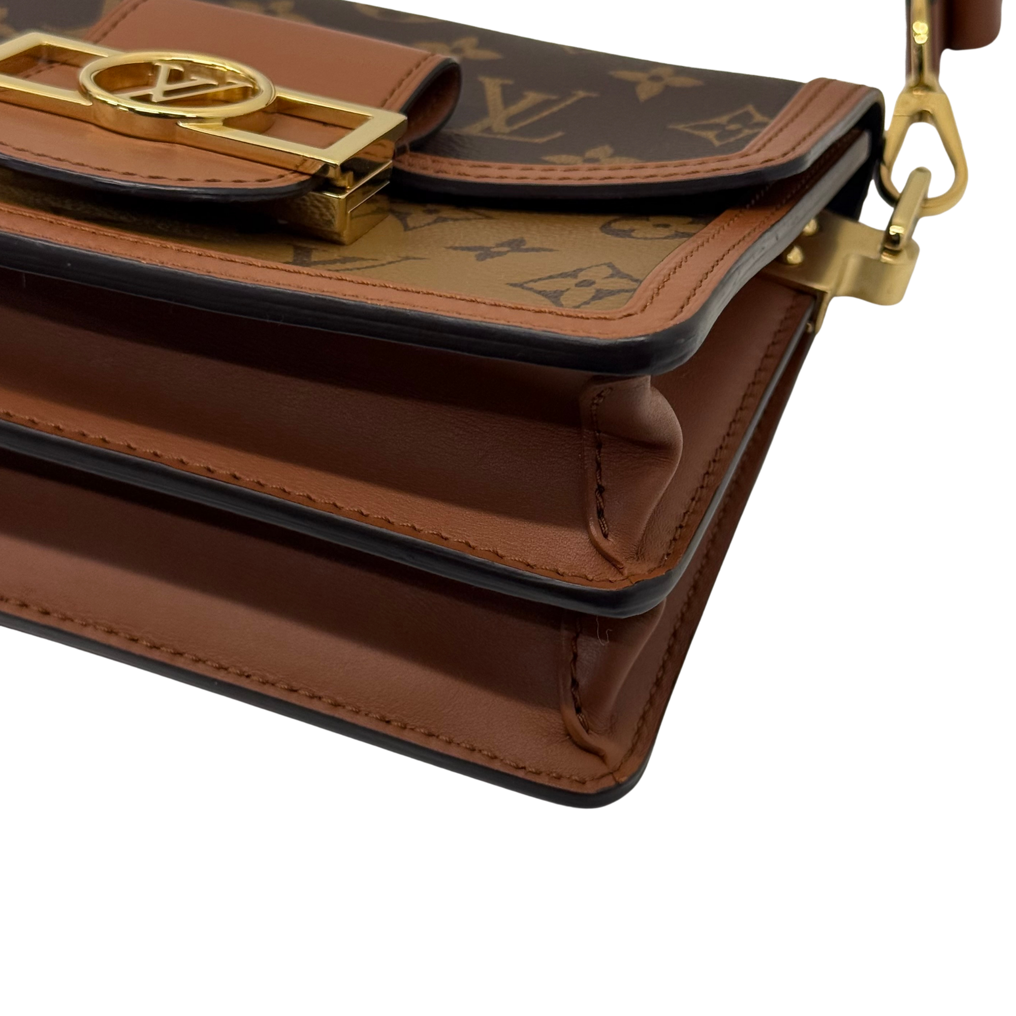 Louis Vuitton Dauphine Shoulder Bag Reverse Monogram Canvas Mini crossbody bag (pre-owned)