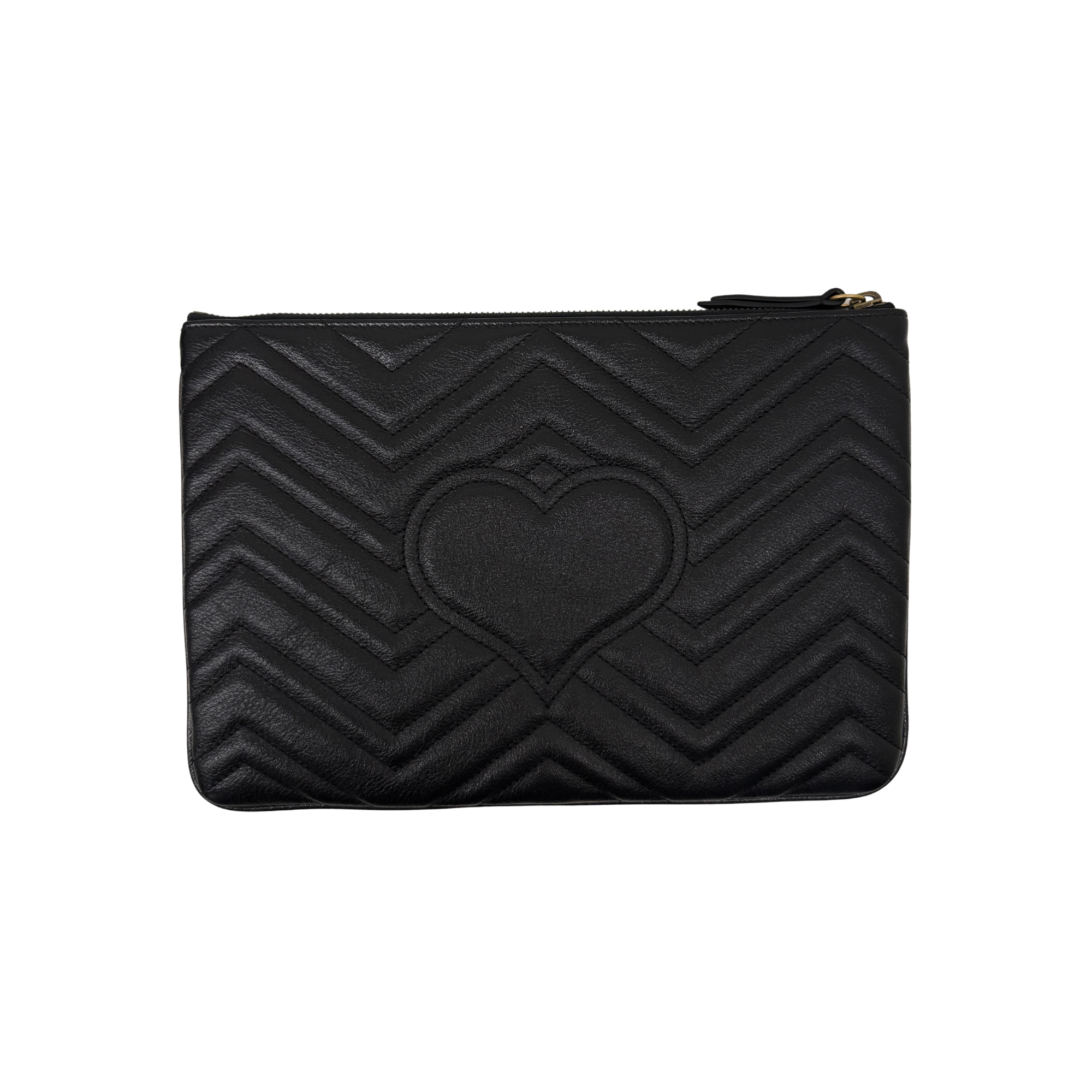 Gucci GG Marmont Matelasse Leather pouch black (brand new)