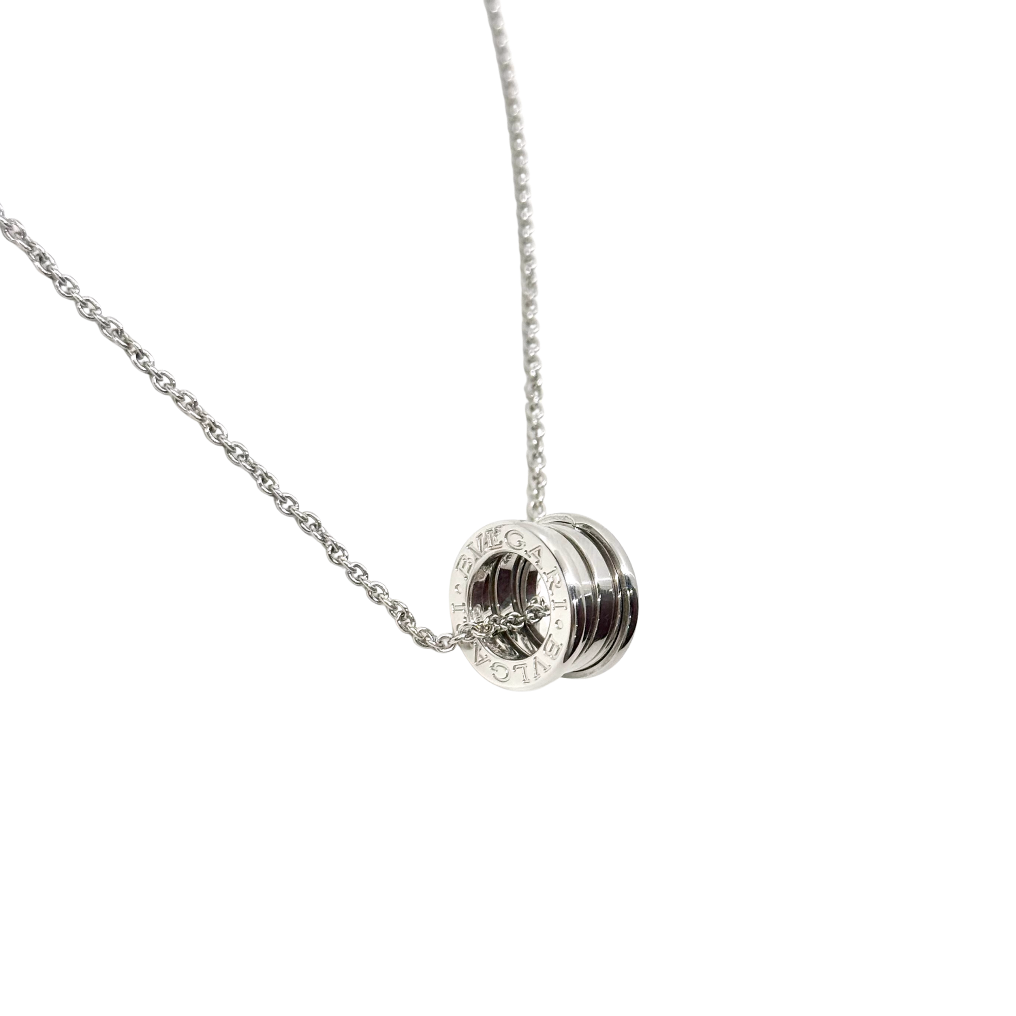 Bvlgari B.zero1 Pendant Necklace in 18kt White Gold (pre-owned)