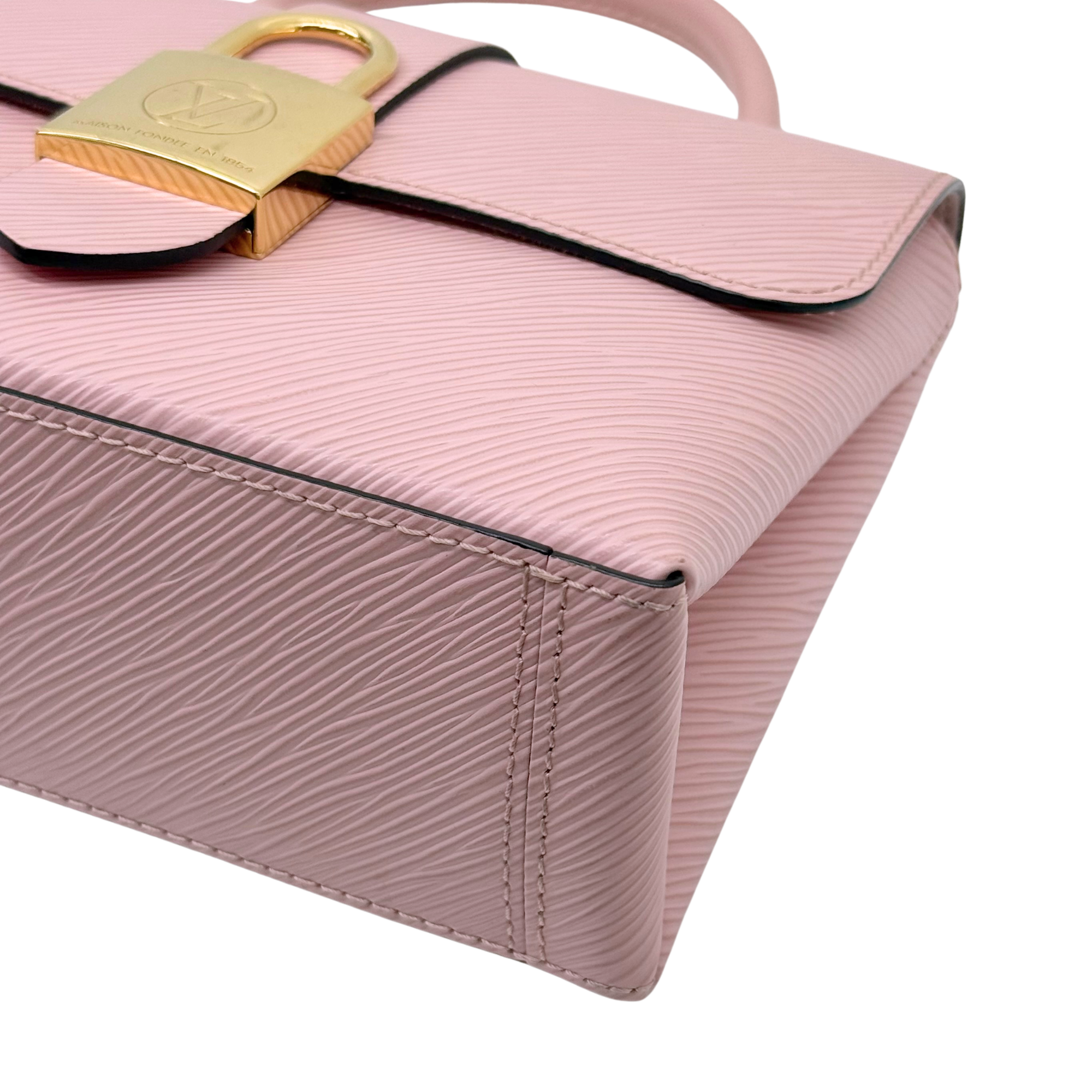 Louis Vuitton Epi Locky BB Rose Ballerine (pre-owned)