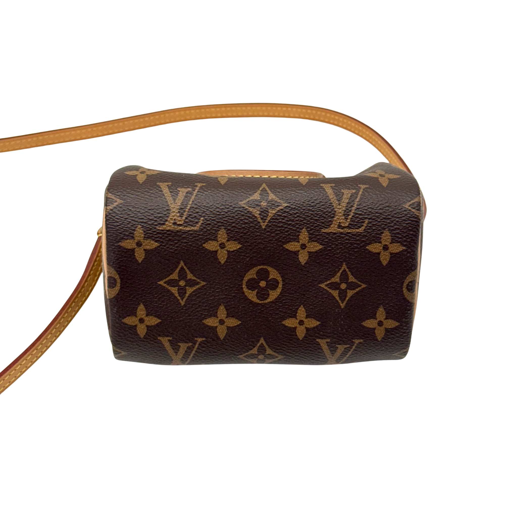 Louis Vuitton Speedy Bandouliere NM Bag Monogram Canvas Nano crossbody bag (pre-owned)