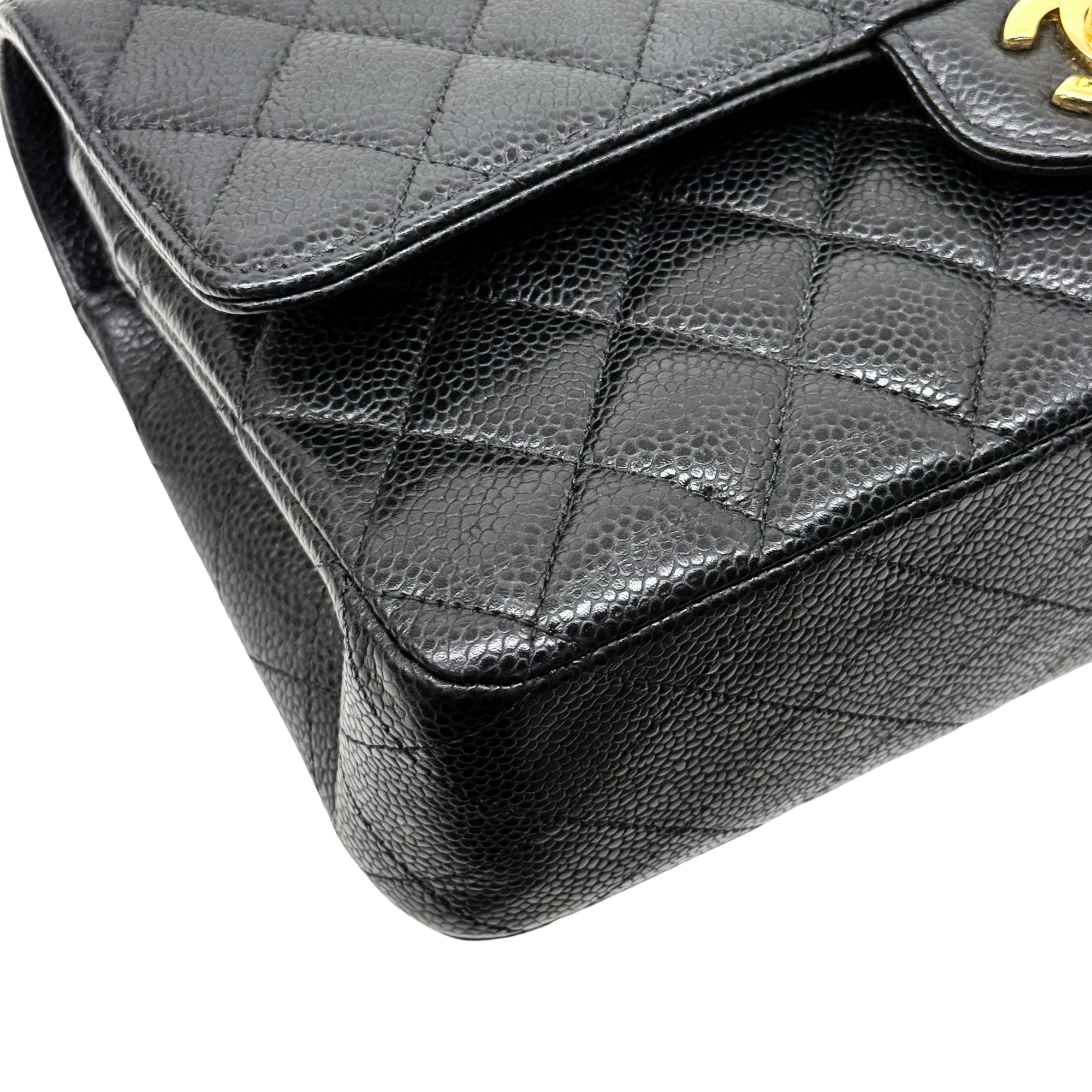 Chanel black sling bag medium