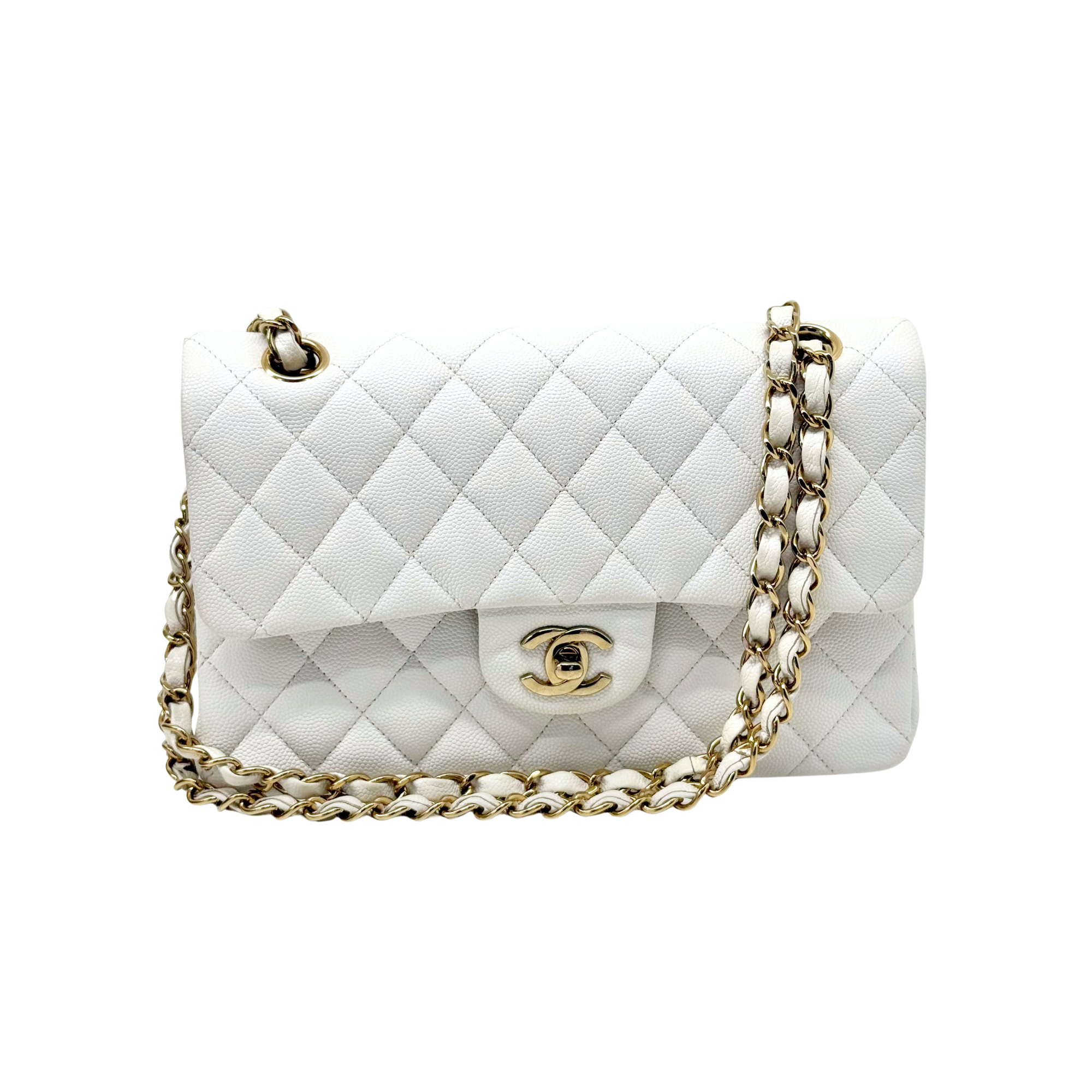 Chanel white bag