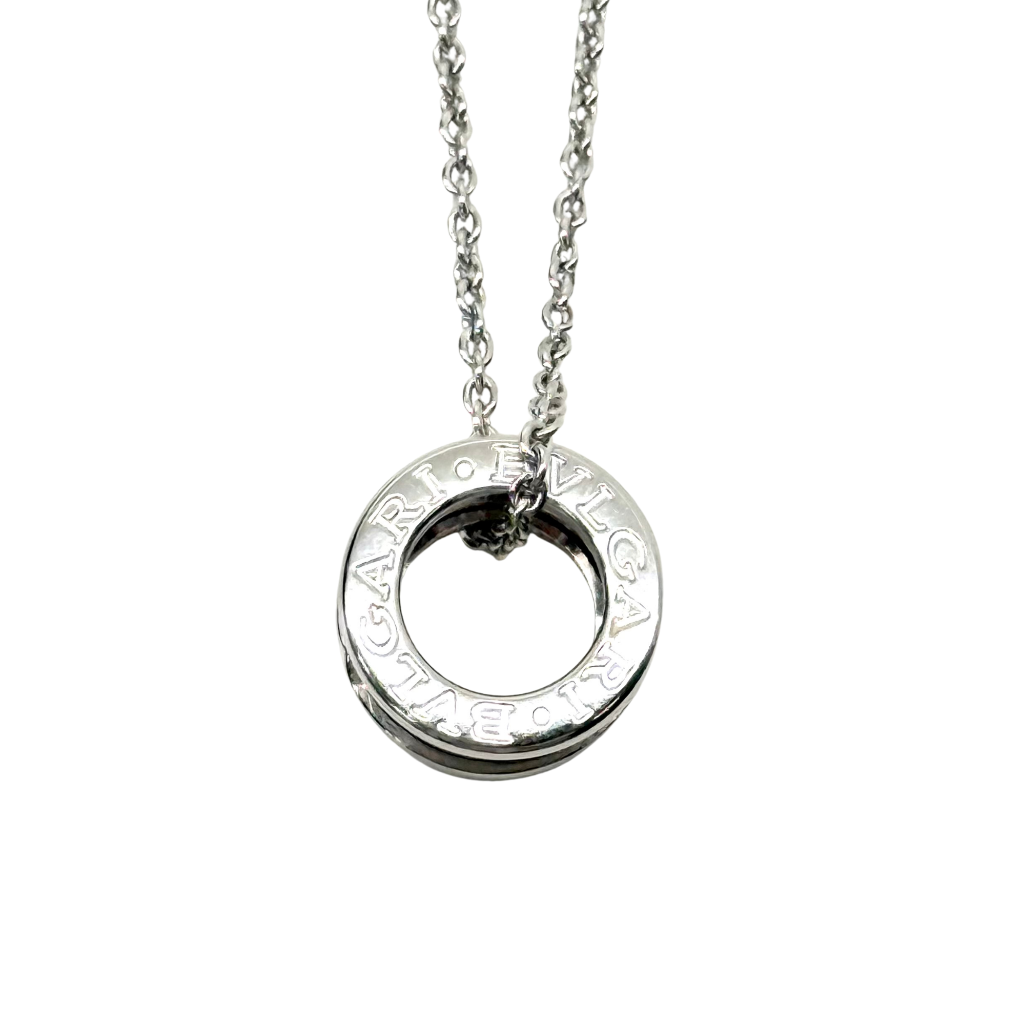 Bvlgari B.zero1 Pendant Necklace in 18kt White Gold (pre-owned)