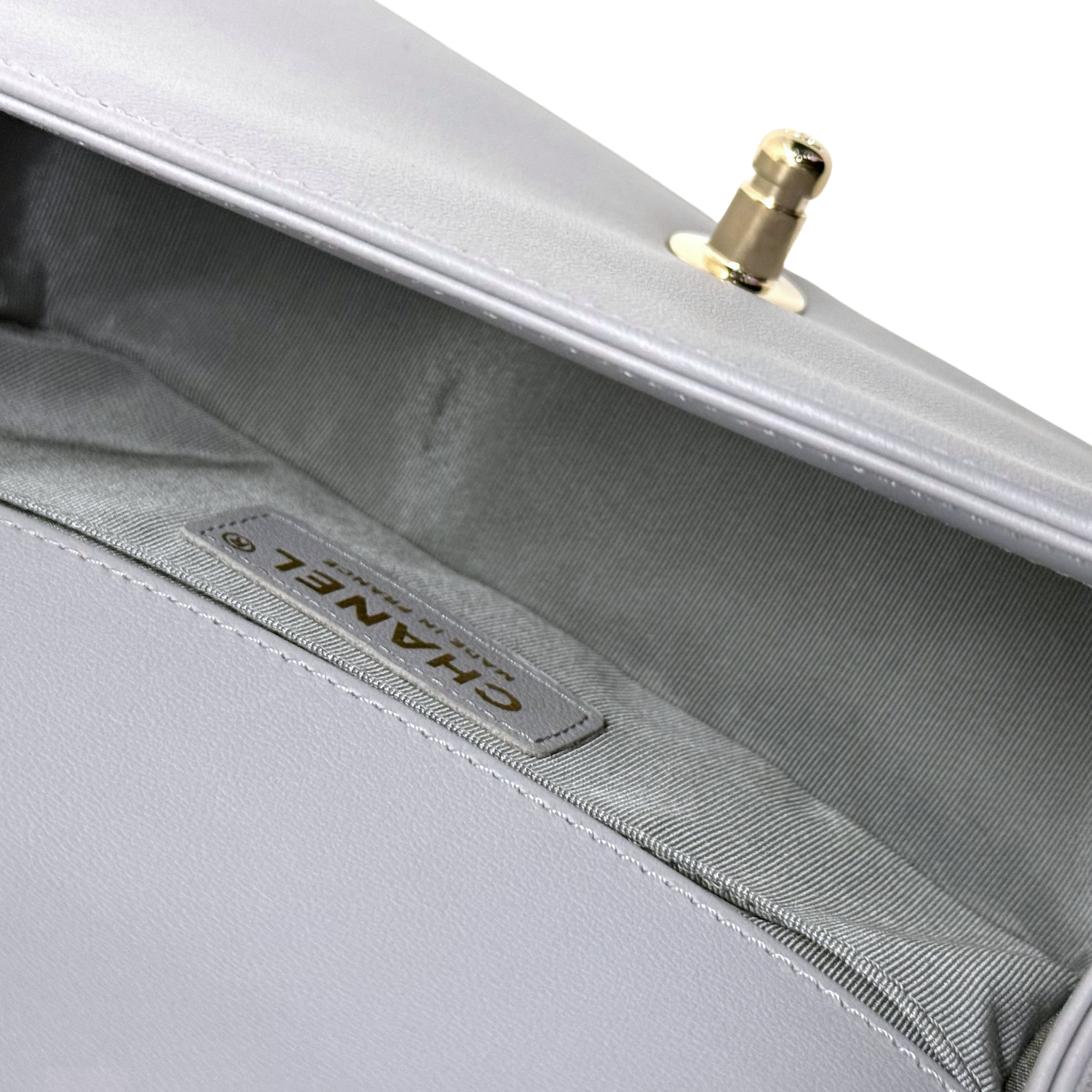 Chanel grey bag