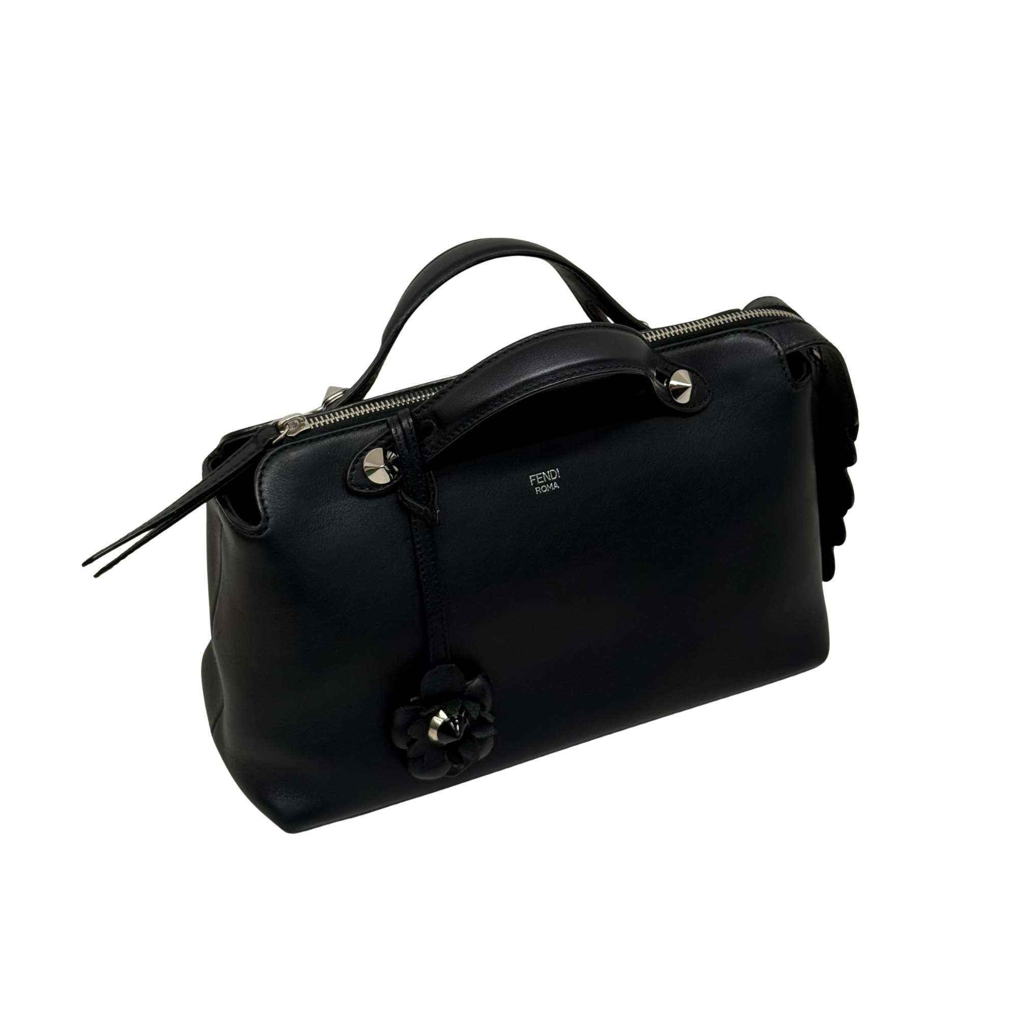 Fendi By The Way Black Flowerland Edition Bag (pre-owned)