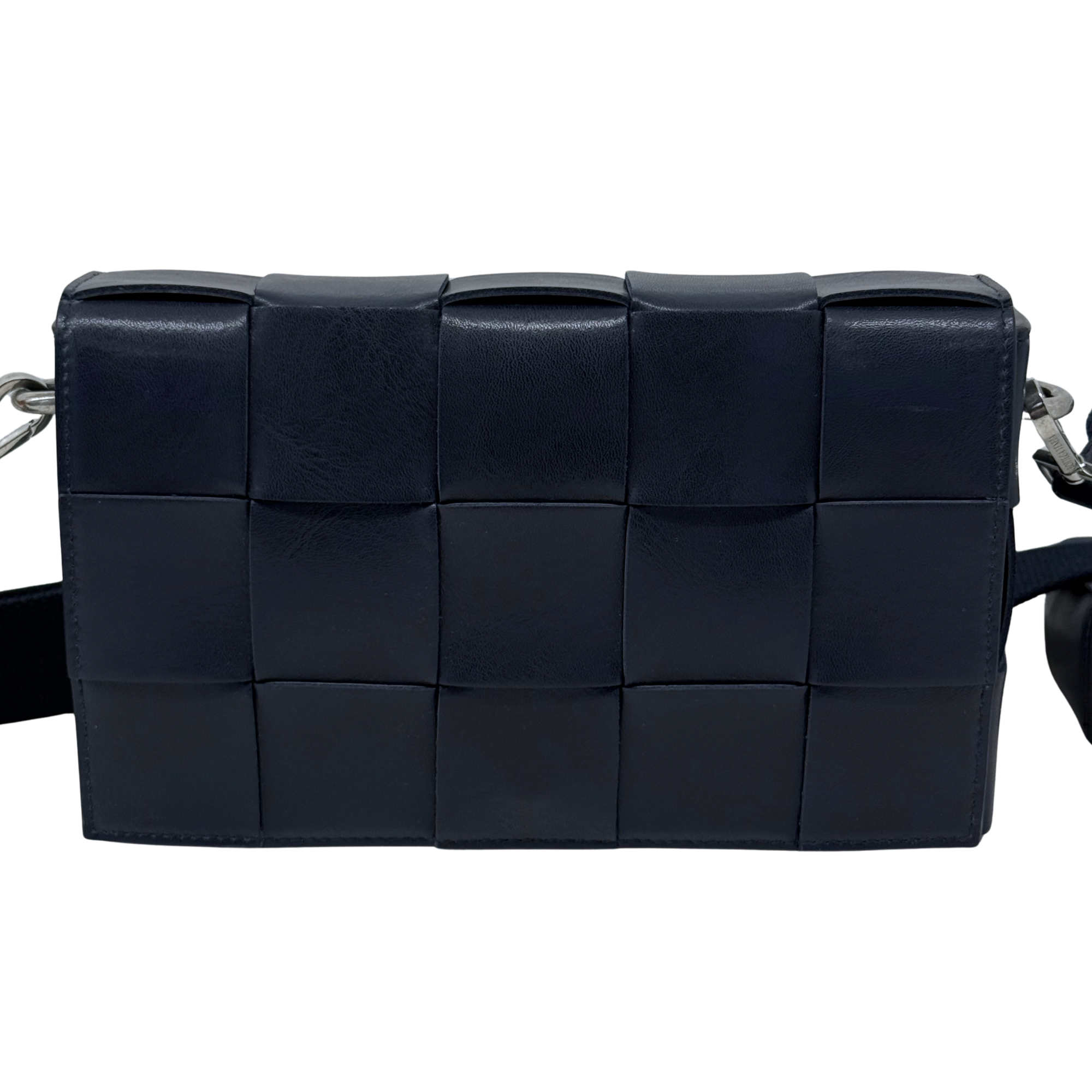 Bottega Veneta Leather Cassette Cross-Body Bag Navy Blue (brand new)