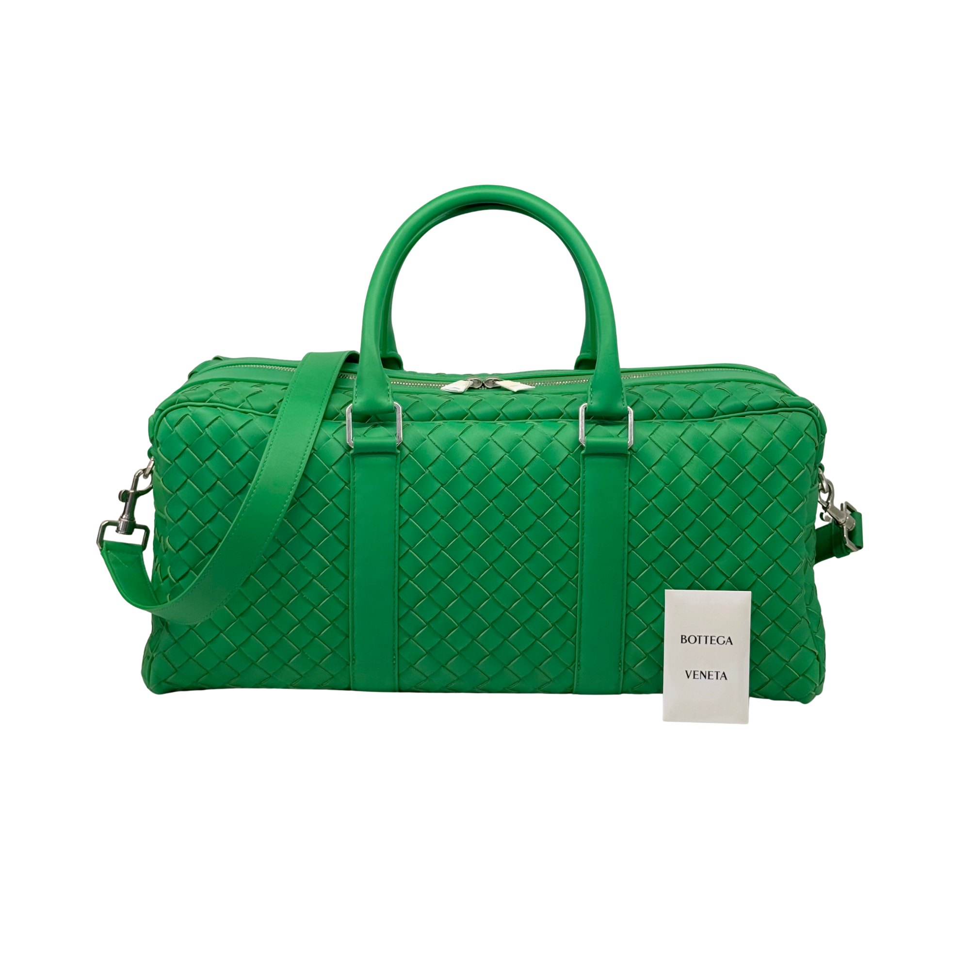 Bottega Veneta Intrecciato Duffle Bag Parakeet green
 (brand new)