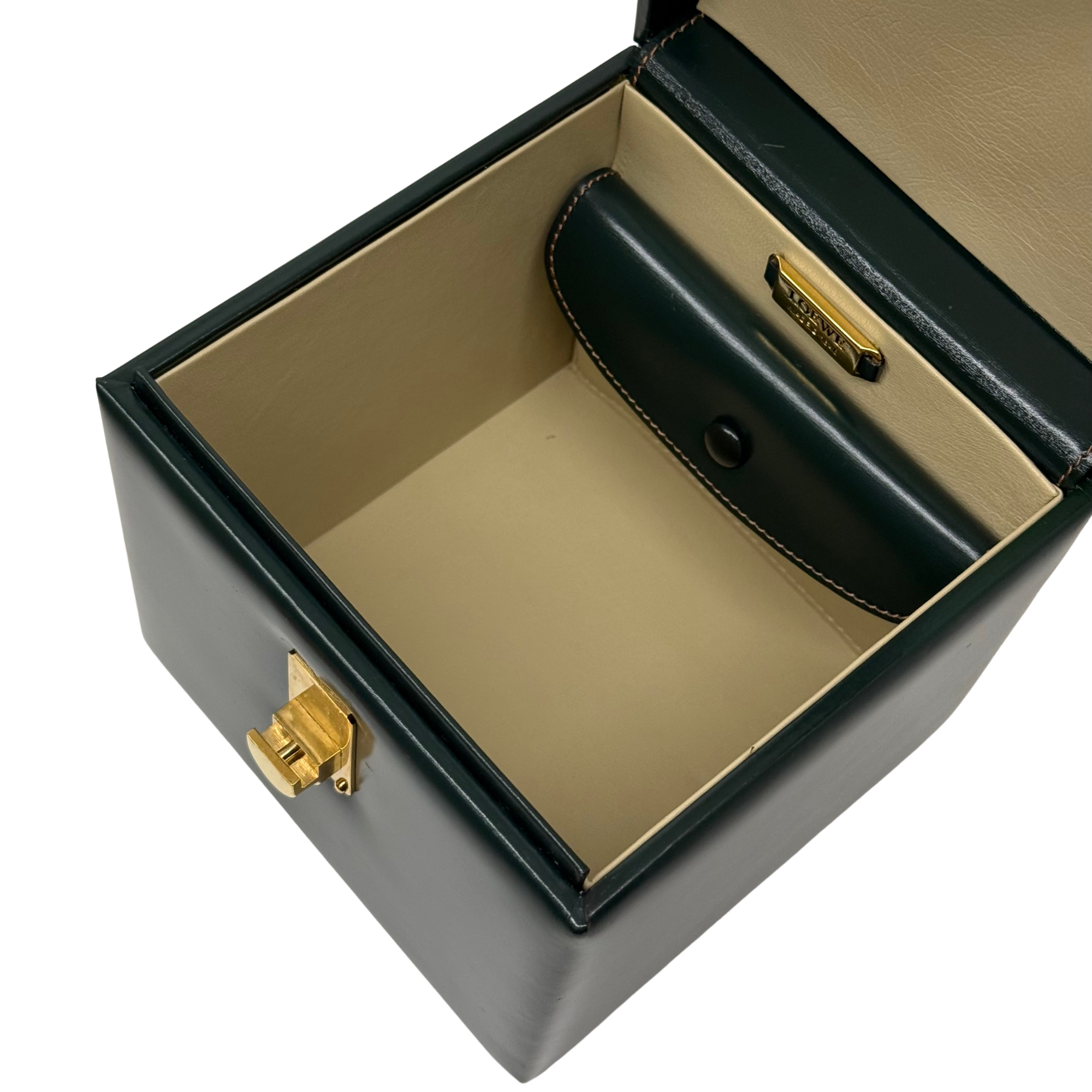 Loewe Anagram Vintage Dark Green vanity handbag (pre-owned)