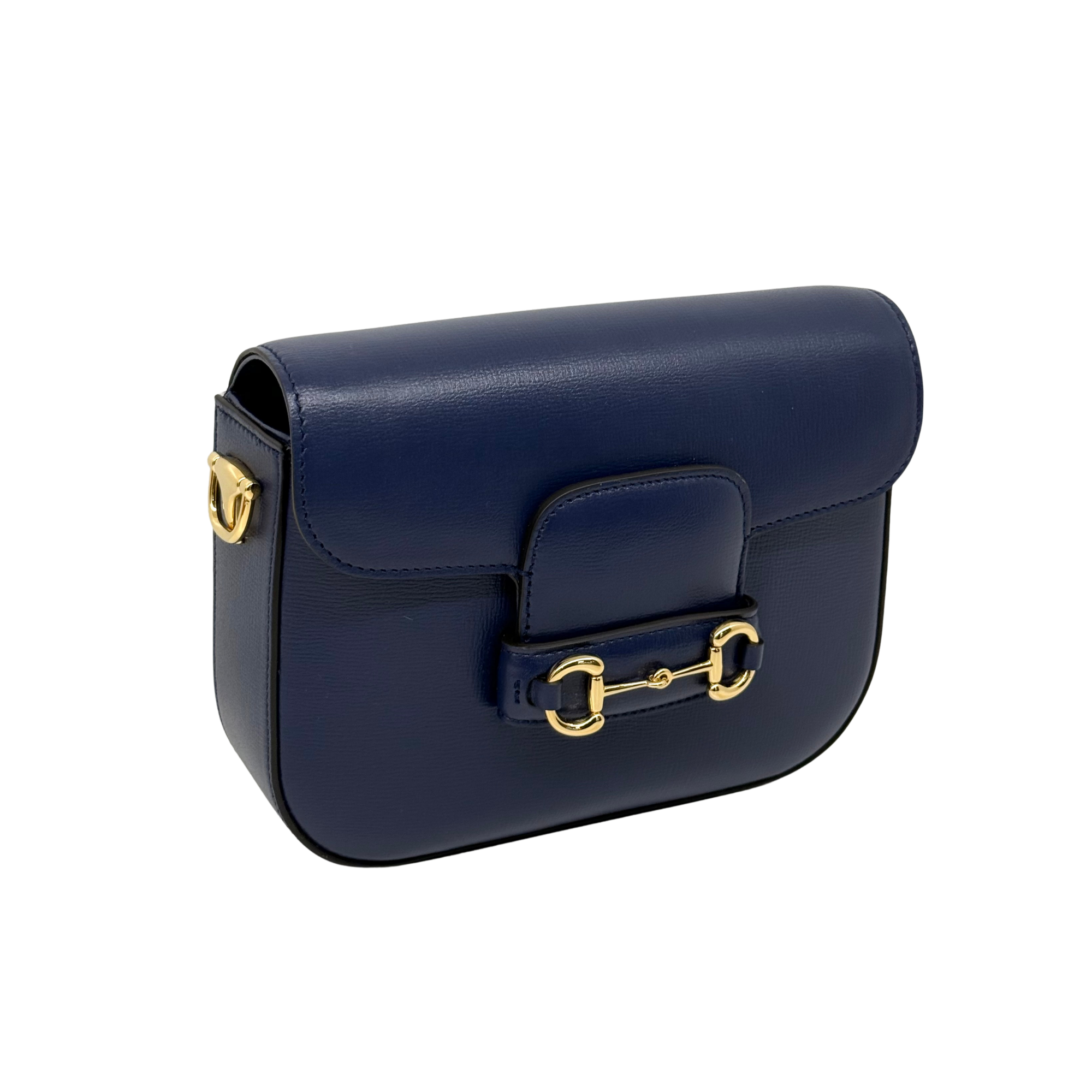 Gucci navy blue Horsebit 1955 shoulder bag (brand new)