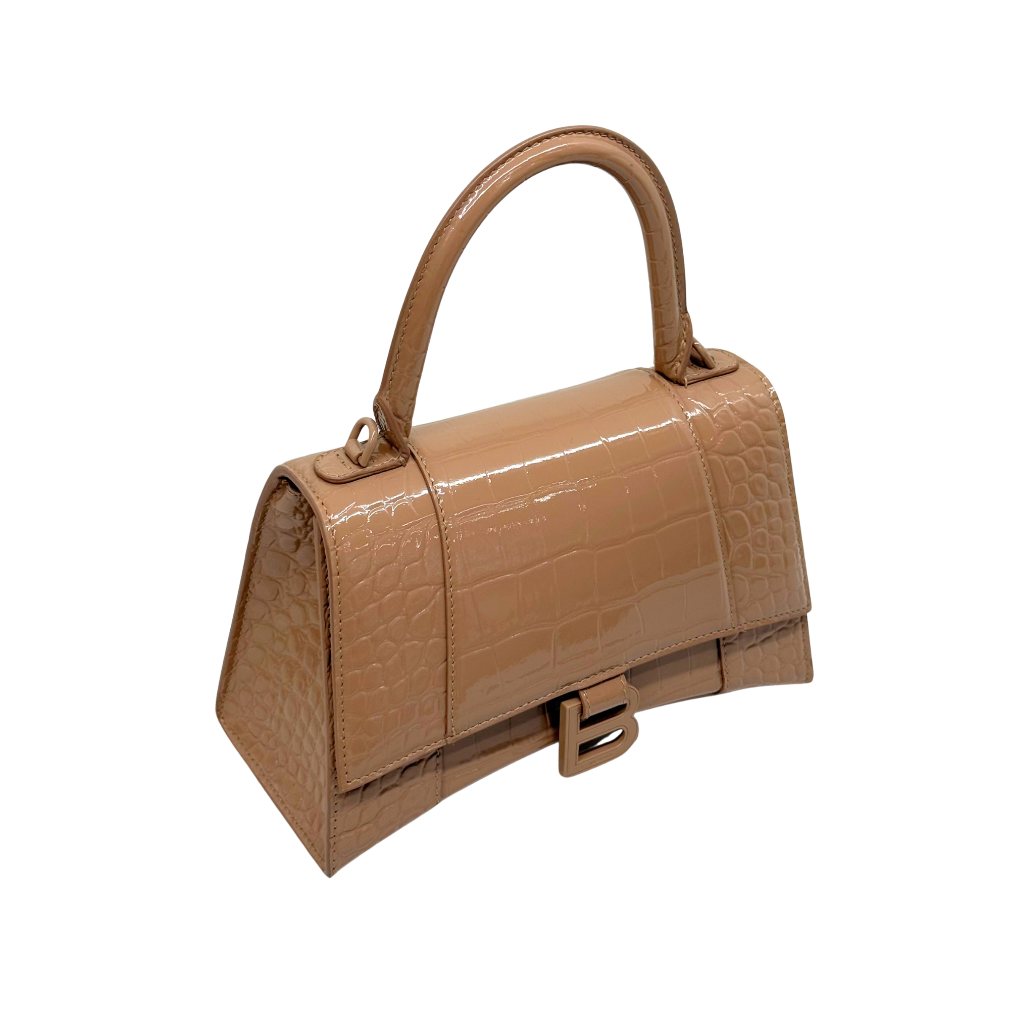 Balenciaga beige top handle
