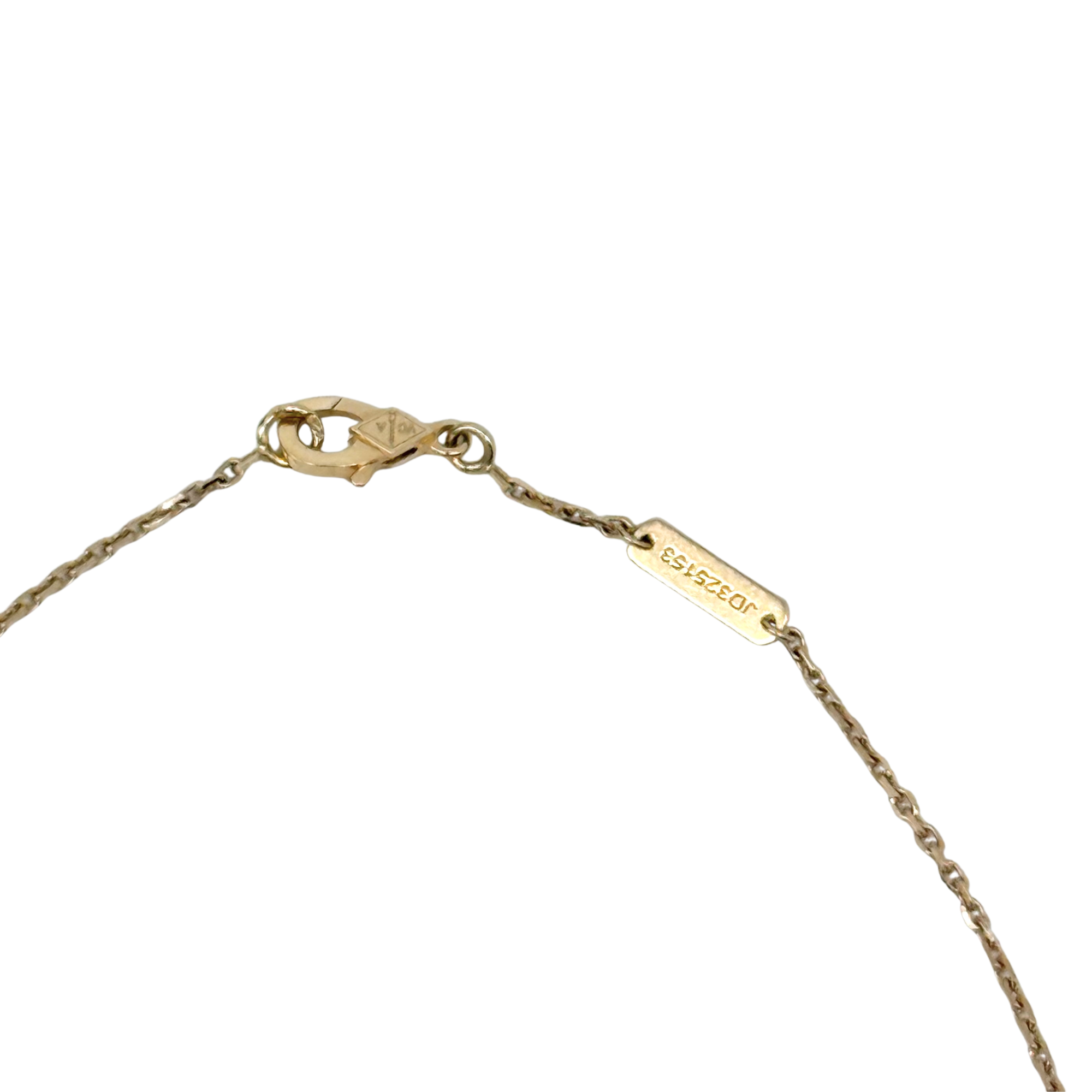 Van Cleef Vintage Alhambra Pendant Necklace 18K Yellow Gold (pre-owned)