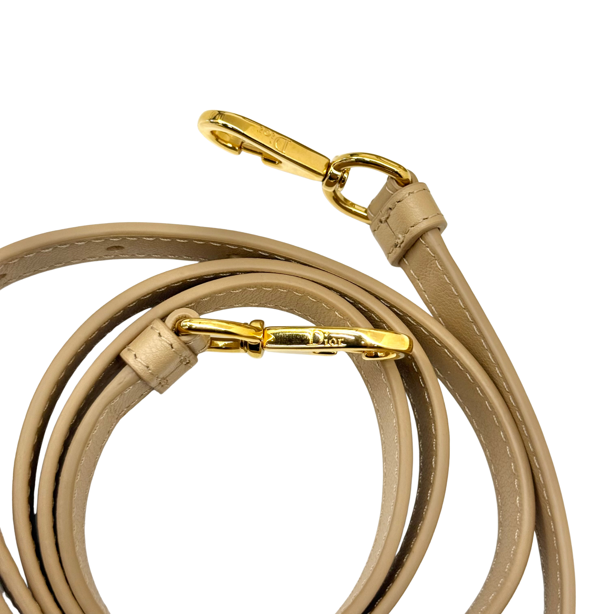 Dior Nano Dior Groove 17 Bag In Calfskin Leather With Gold Hardware Biscuit (brand new)