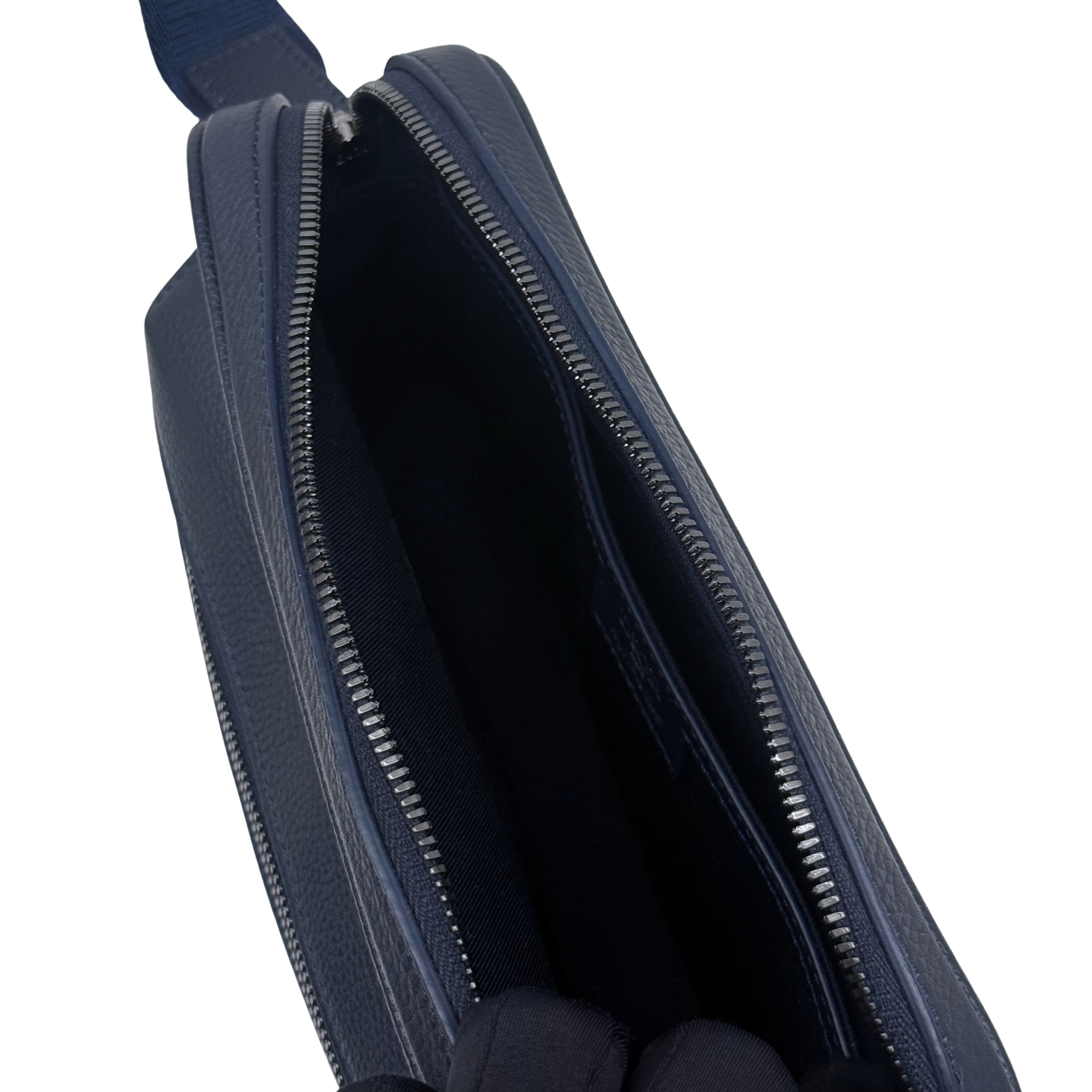 Dior x Hylton Nel Rider Navy Blue Leather Messenger Bag (brand new)