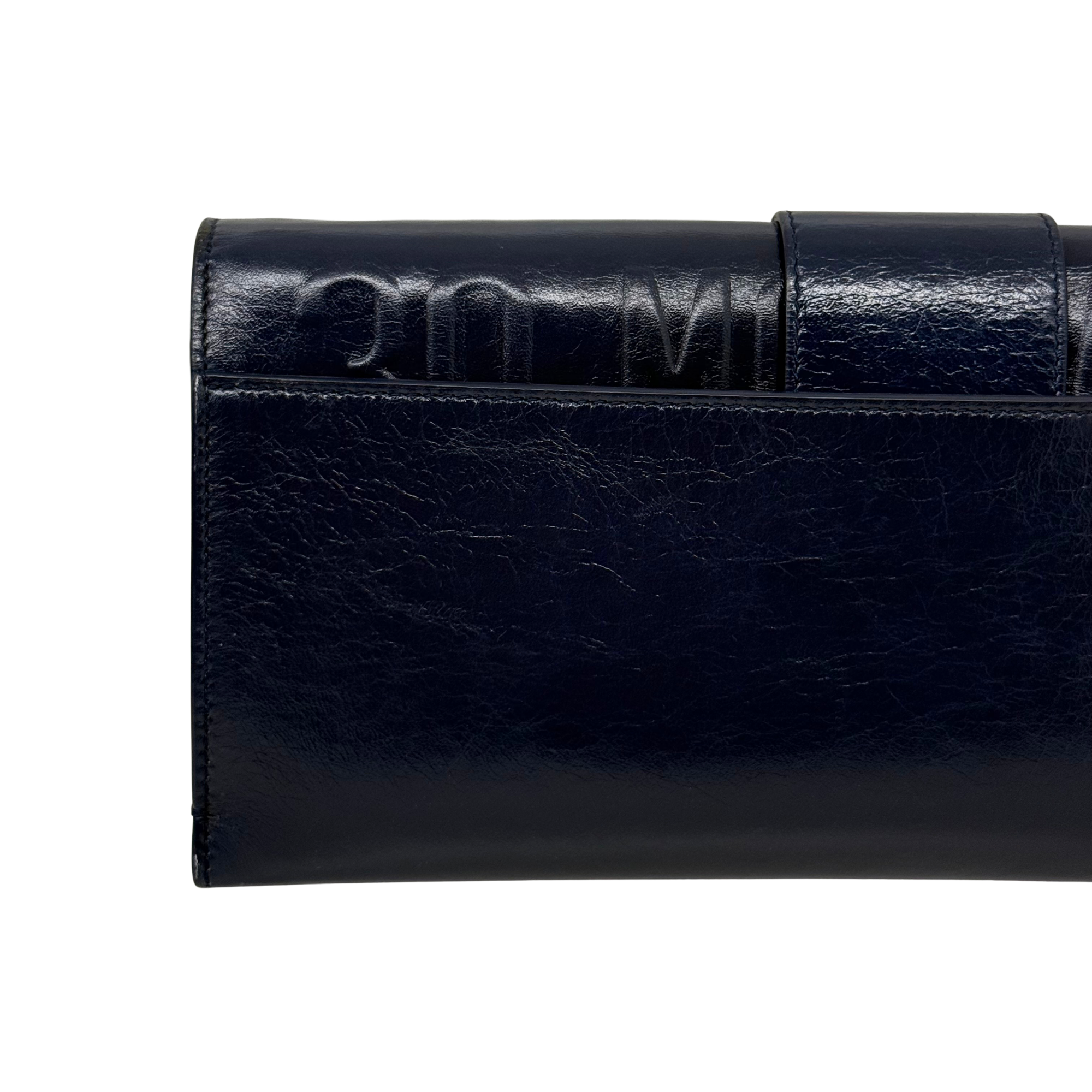 Dior Leather Montaigne 30 Clutch with Chain crossbody bag (pre-owned)