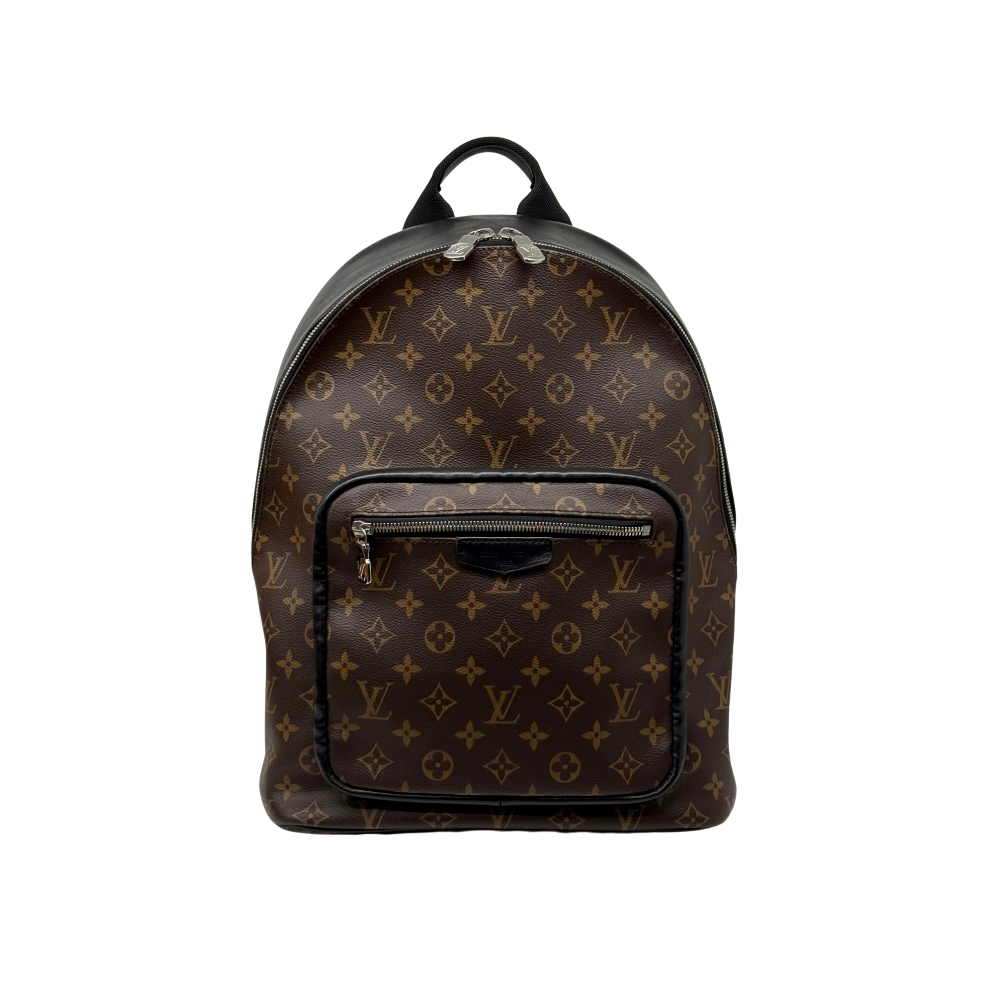 Louis Vuitton Josh PM Brown Monogram Macassar Canvas Backpack Bag (pre-owned)