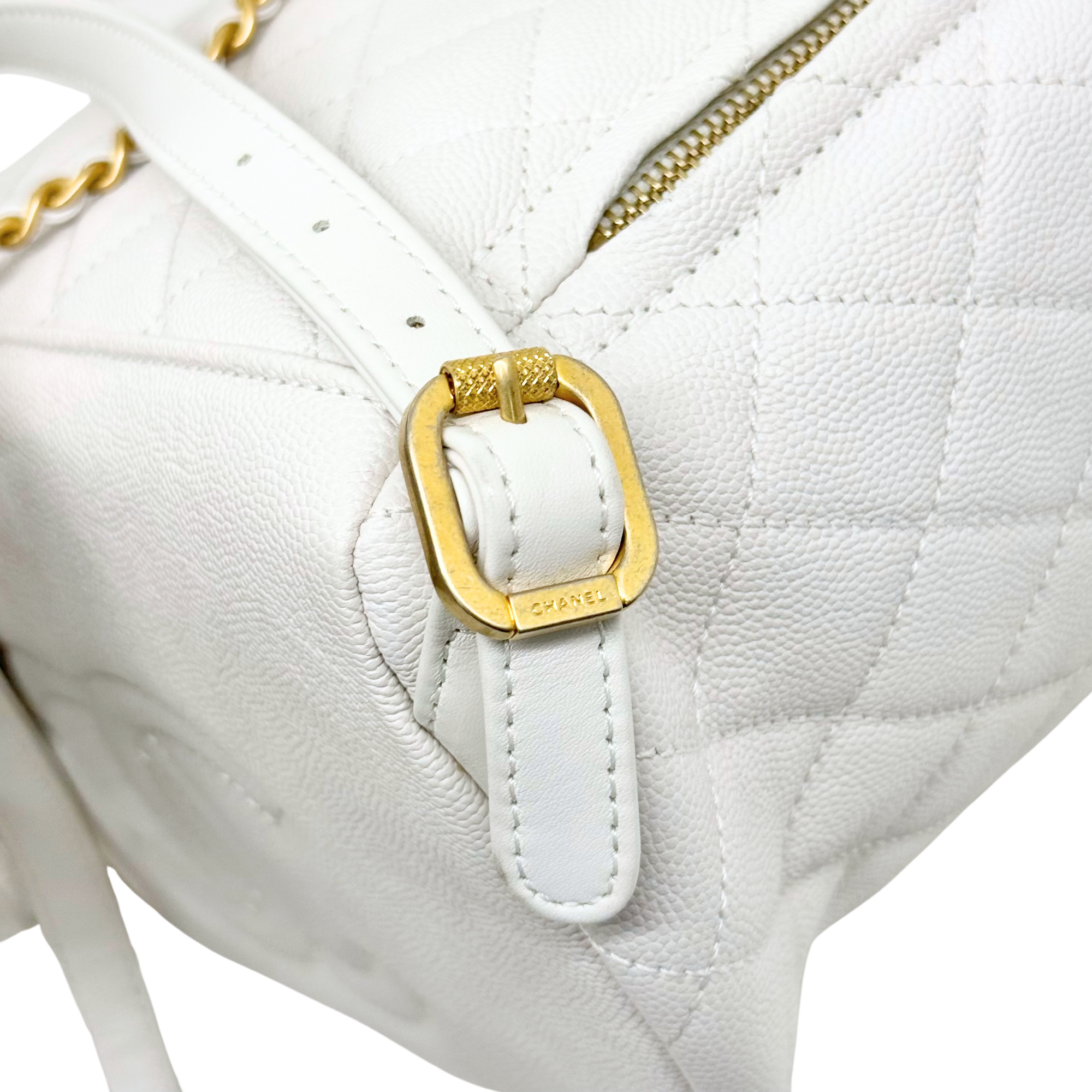 Chanel White backpack