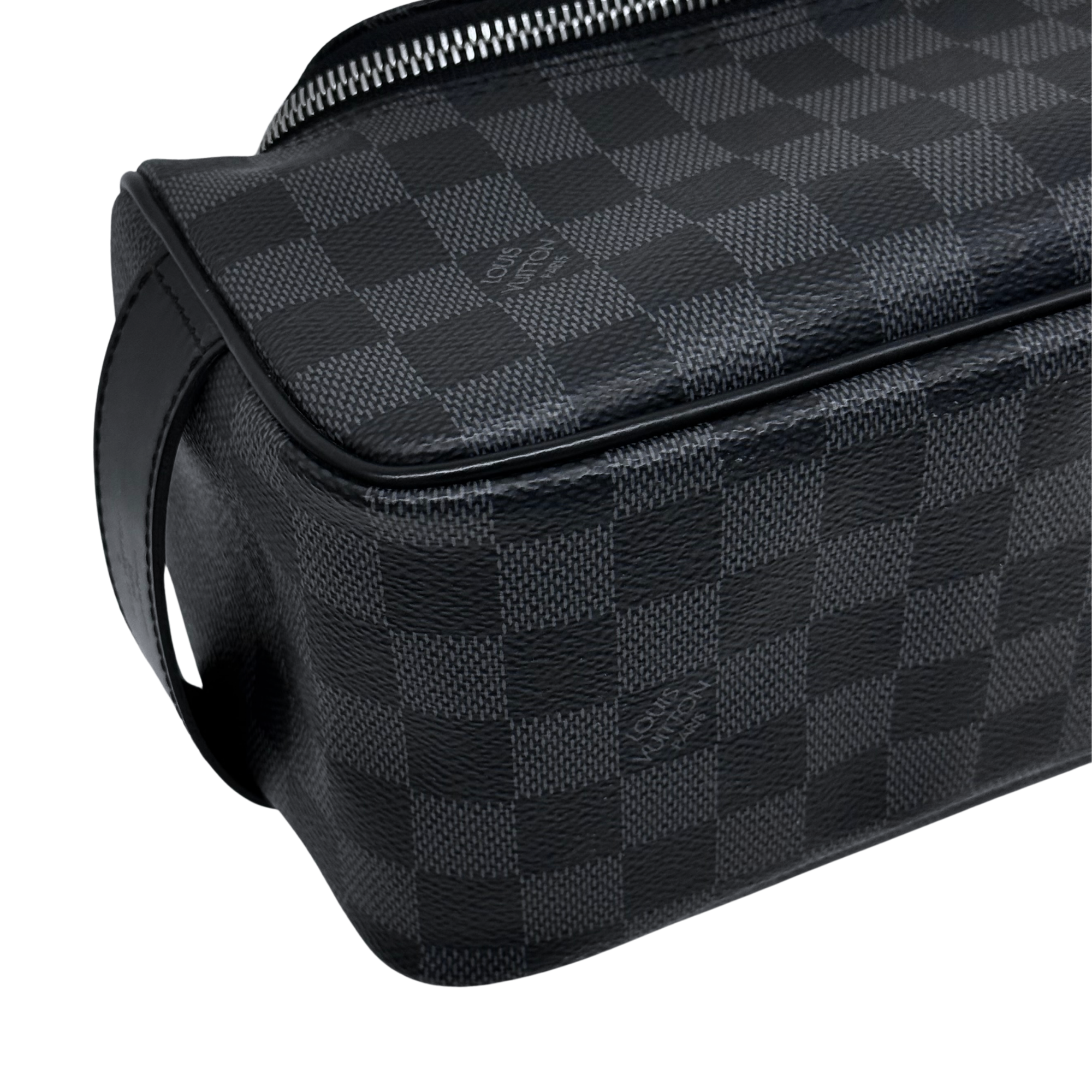 Louis Vuitton Damier Graphite Toiletry Pouch clutch bag black (brand new)