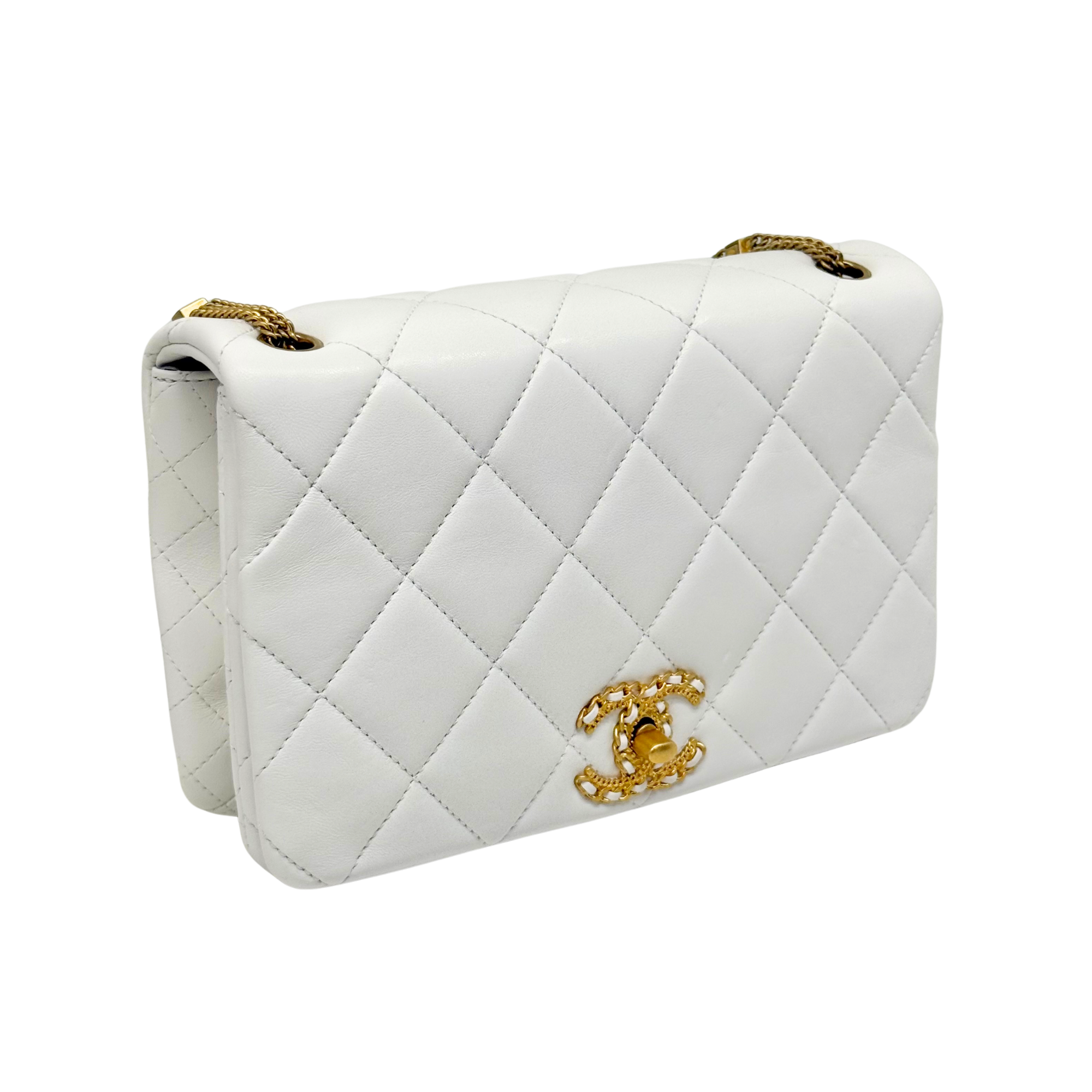 Chanel white bag